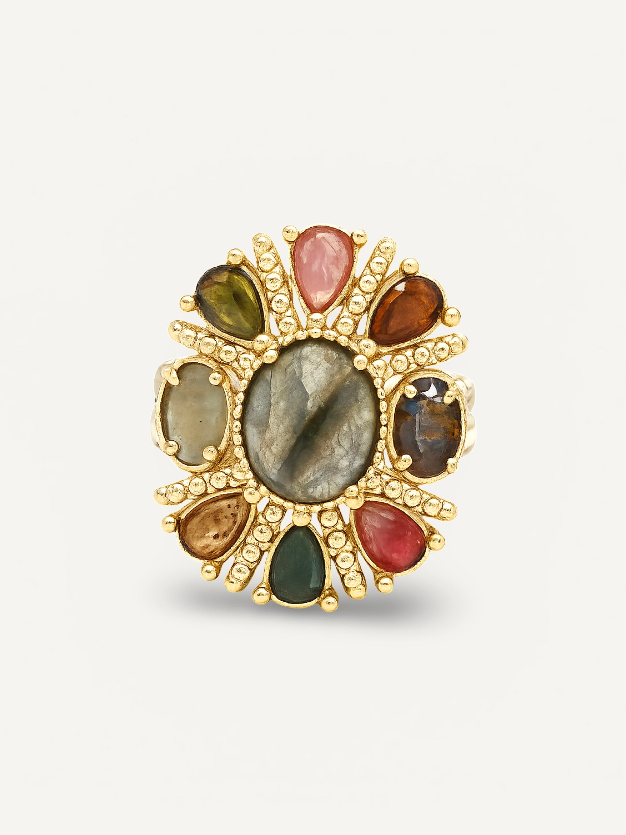 Talaia Bijoux Bagues Bague Amélie Marron Bijoux