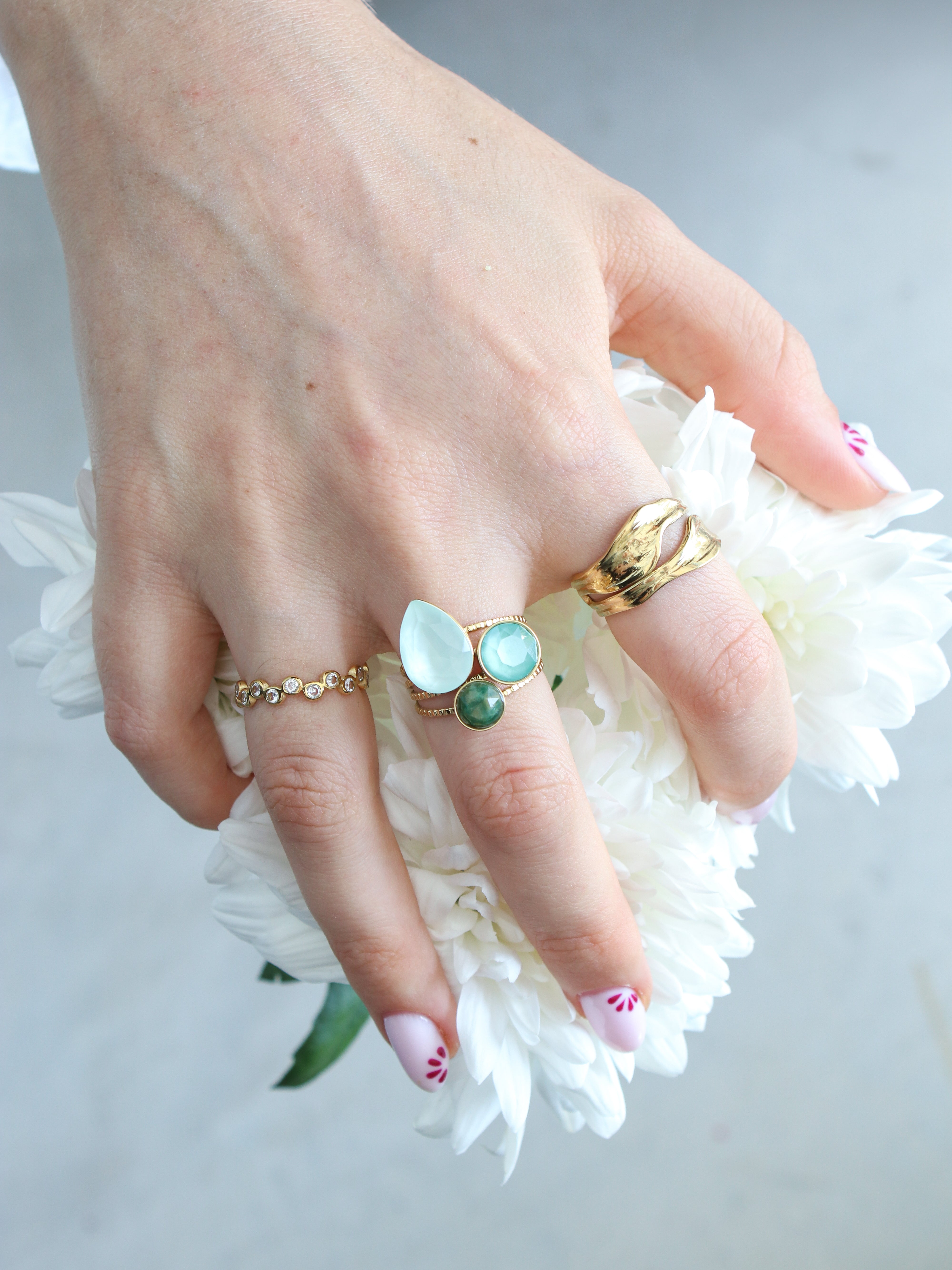 Talaia Bijoux Bagues Bague Emeraude Turquoise Bijoux