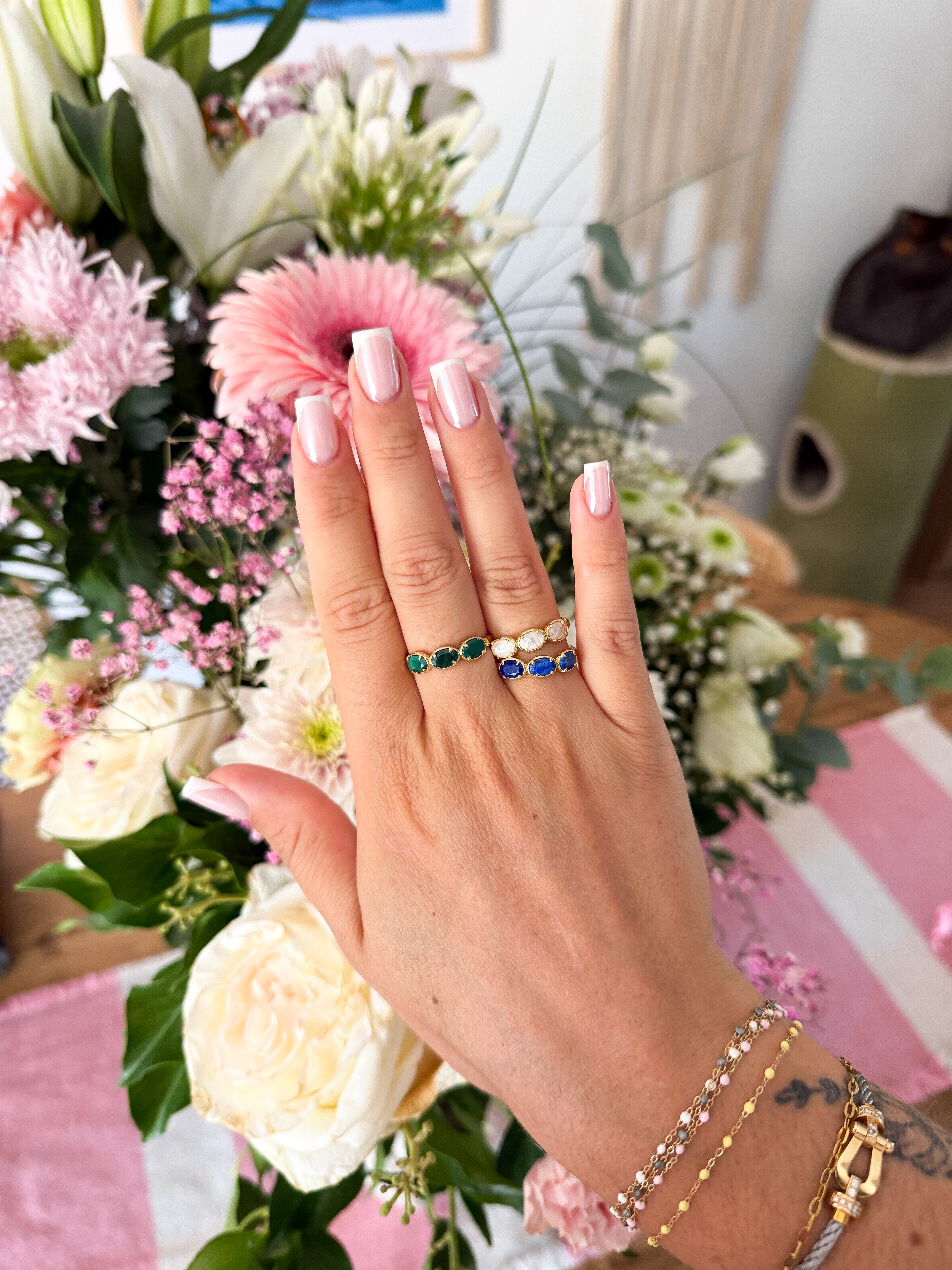 Talaia Bijoux Bagues Bague Enola Bleue Bijoux