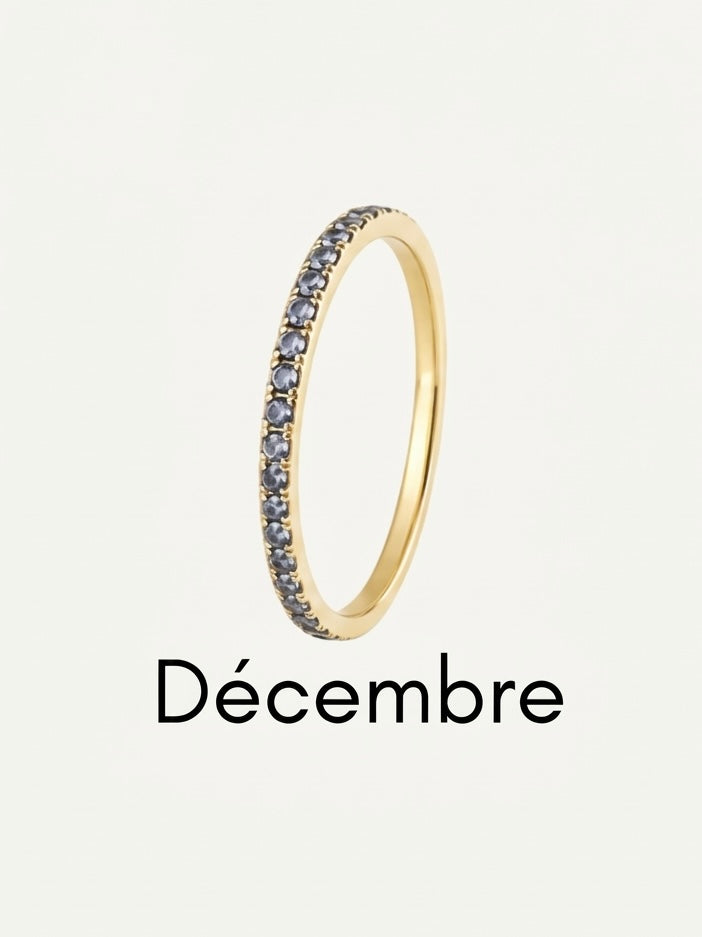 Talaia Bijoux Bagues Décembre Bague Pierre de naissance Bijoux