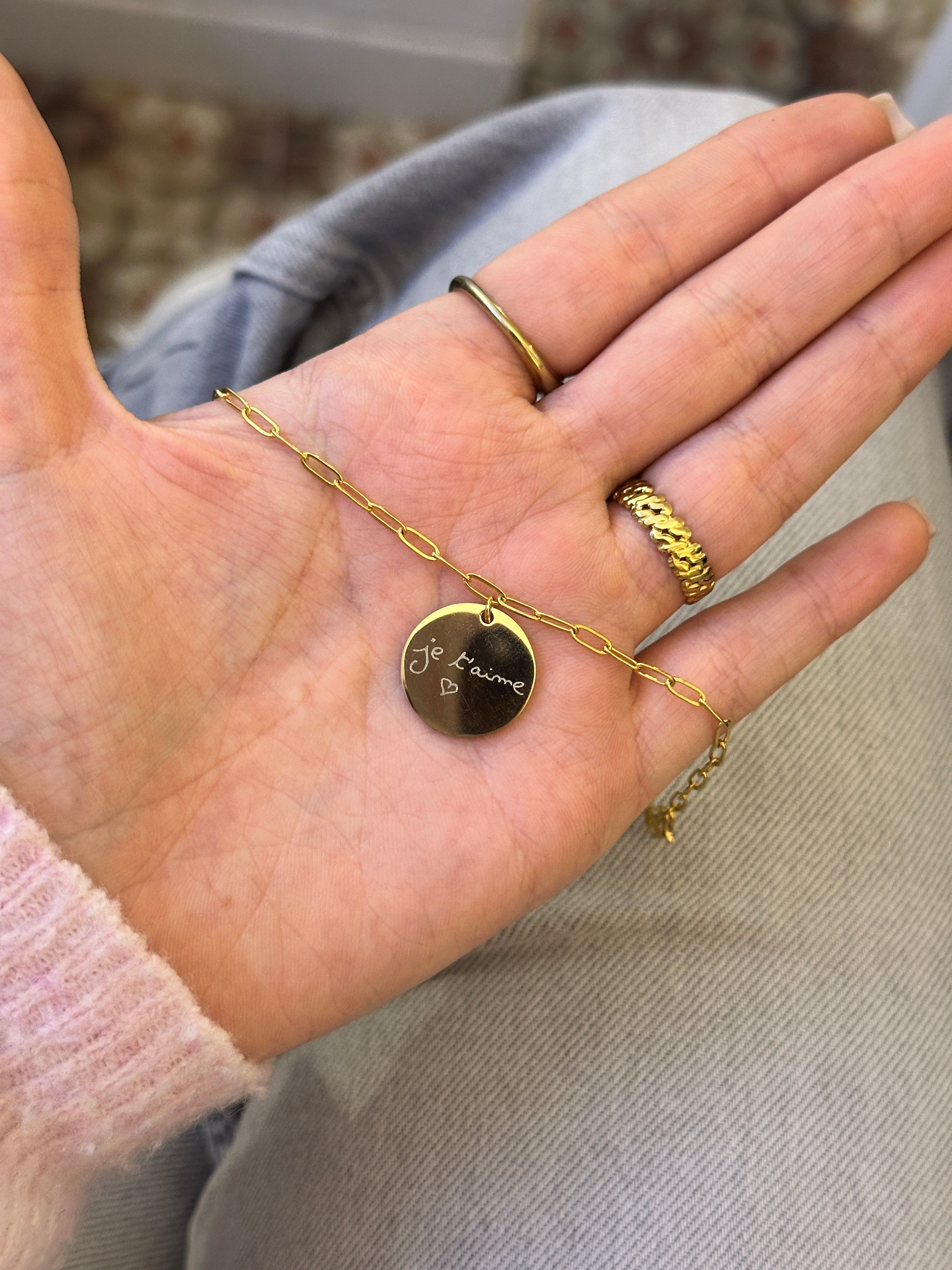 Talaia Bijoux Colliers Bracelet Love - Votre dessin/ecriture Bijoux