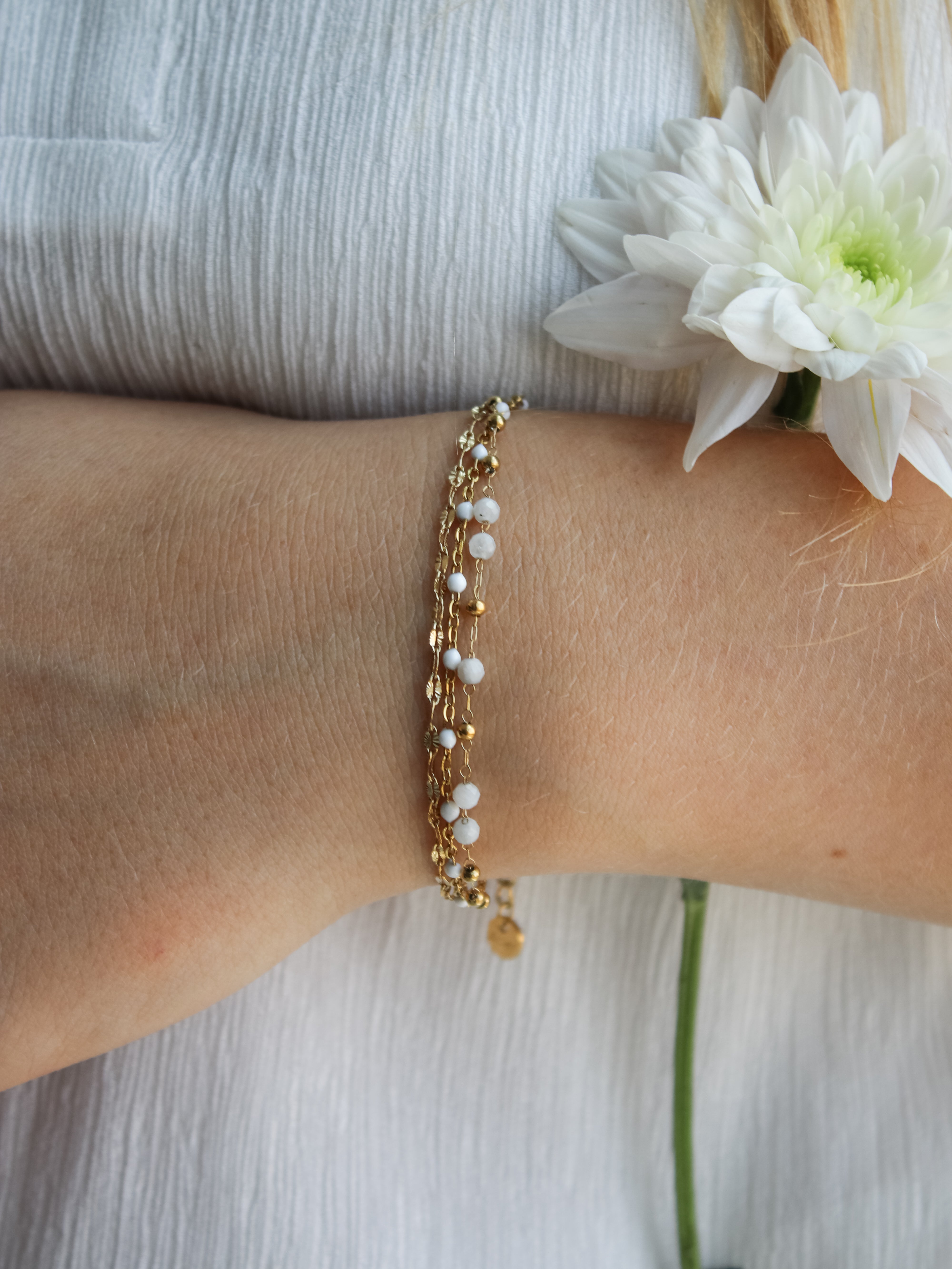 Talaia Bijoux Bracelets Bracelet Nolwenn Blanc Bijoux