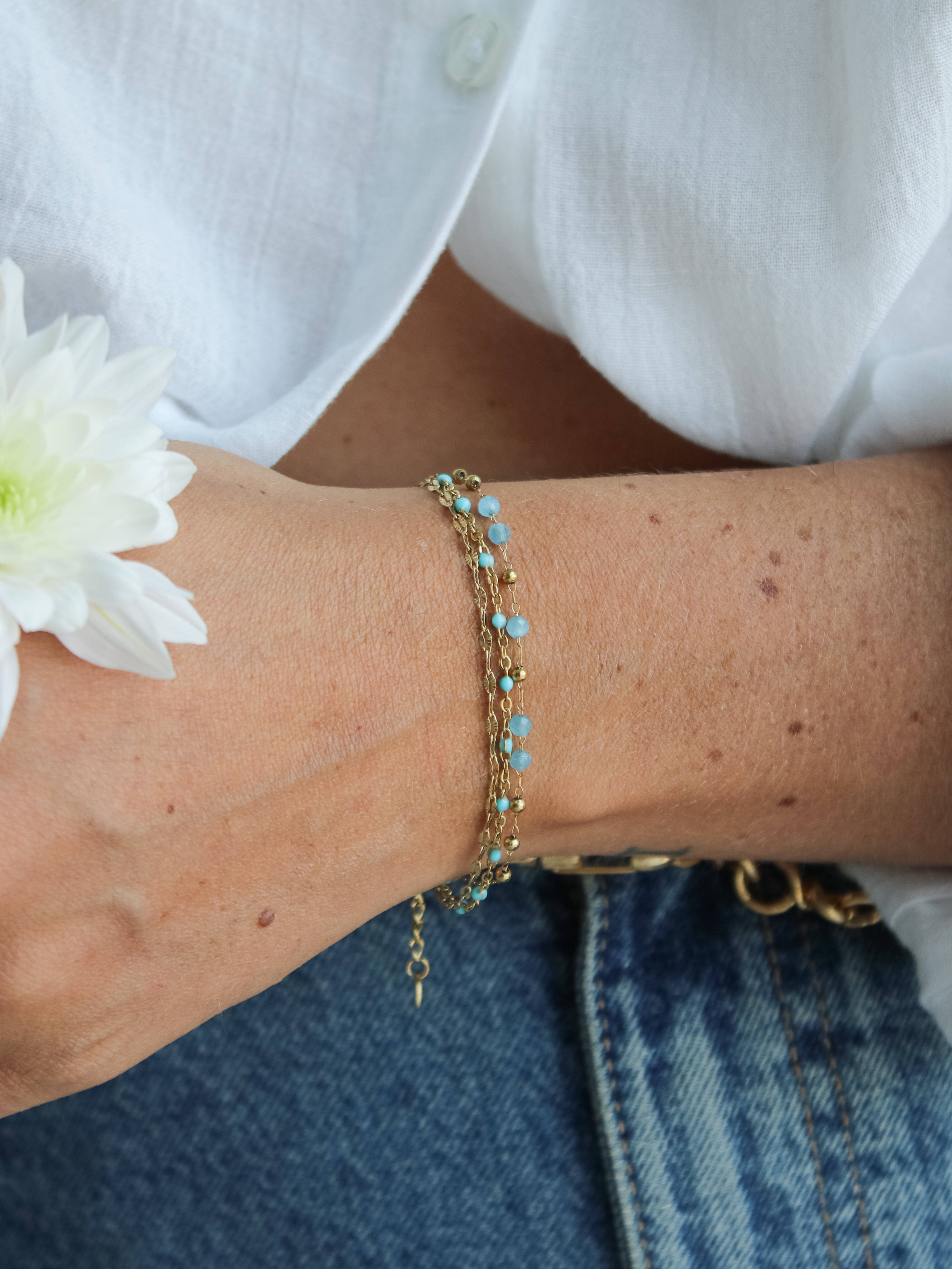 Talaia Bijoux Bracelets Bracelet Nolwenn Bleu Bijoux