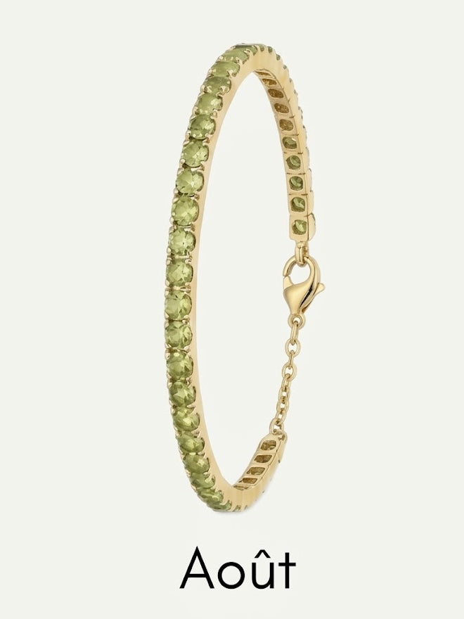 Talaia Bijoux Bagues Août Bracelet Pierre de naissance Bijoux