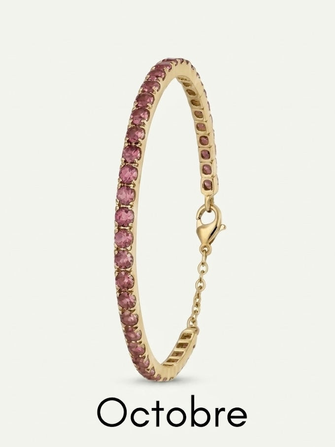 Talaia Bijoux Bagues Octobre Bracelet Pierre de naissance Bijoux