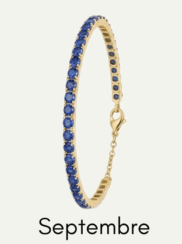 Talaia Bijoux Bagues Septembre Bracelet Pierre de naissance Bijoux