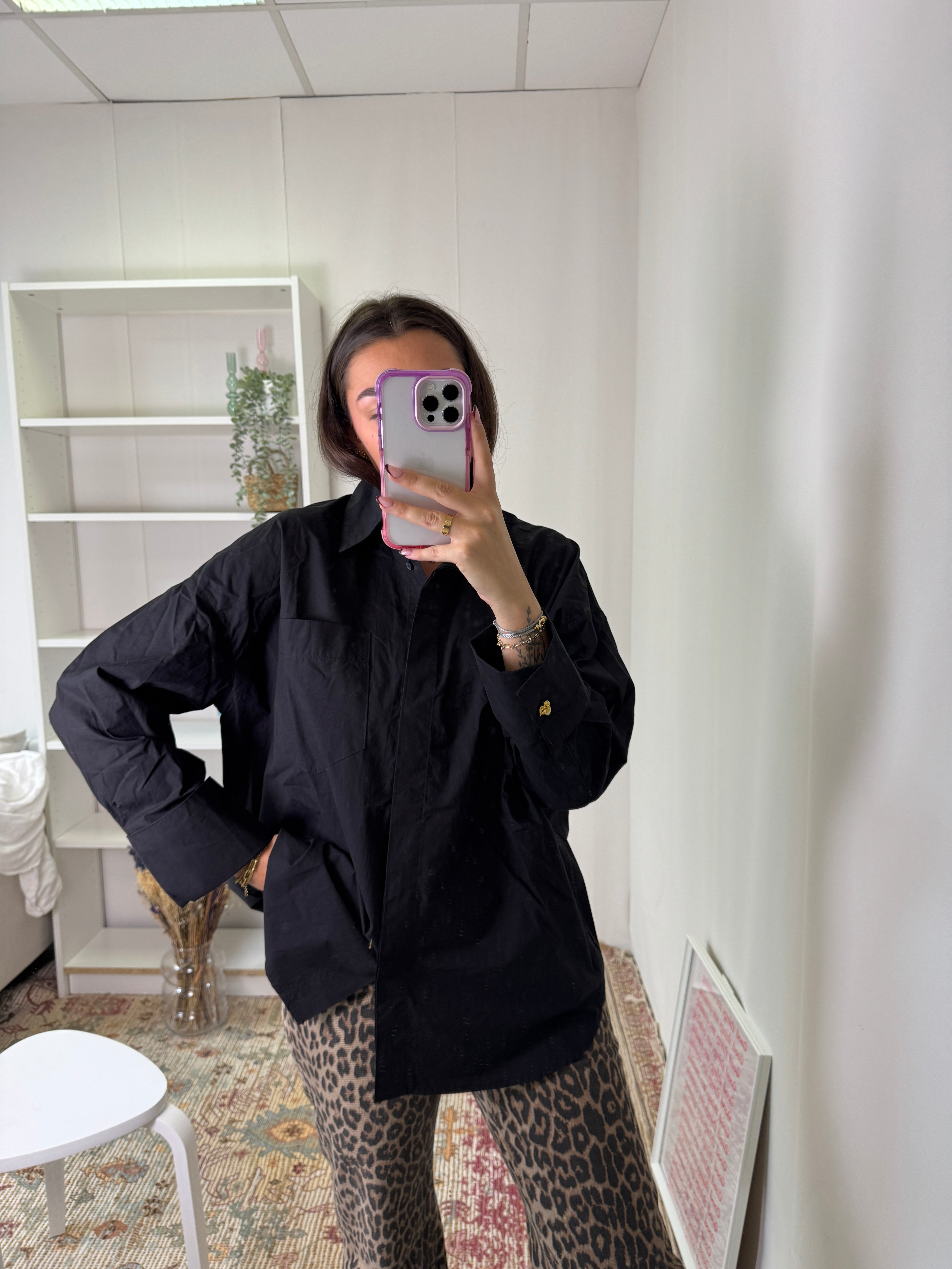 Talaia Bijoux Chemise Leni noir Bijoux