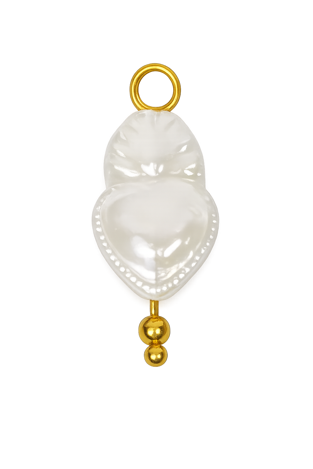 Talaia Bijoux Coeur sacré blanc M Bijoux