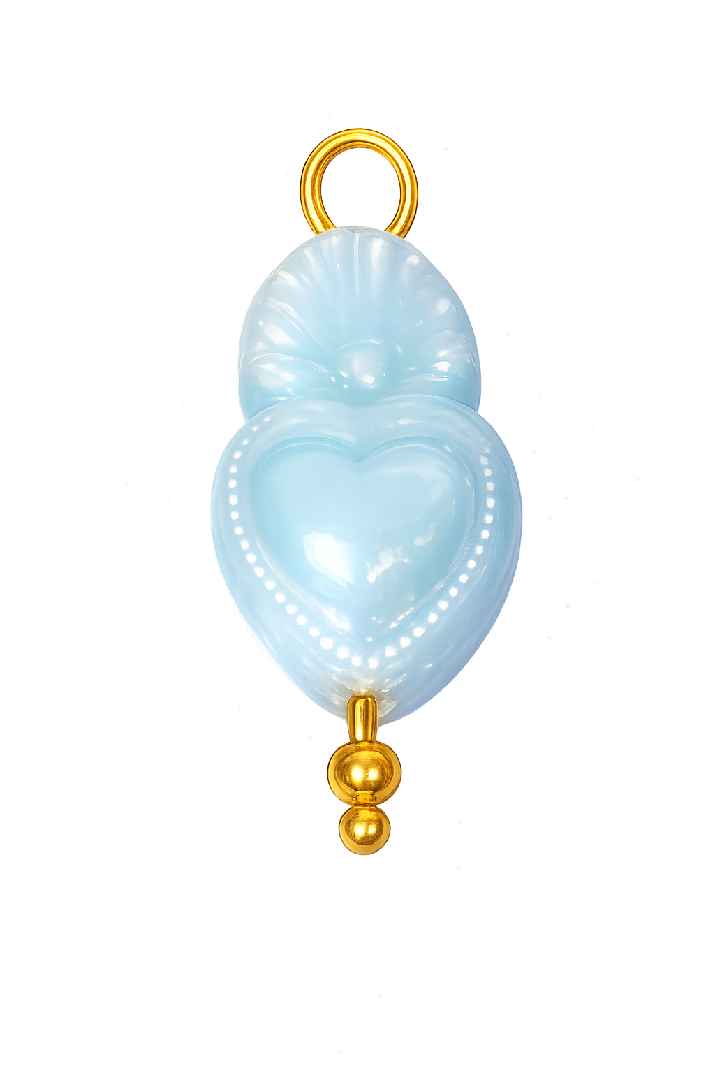 Talaia Bijoux Coeur sacré bleu clair M Bijoux