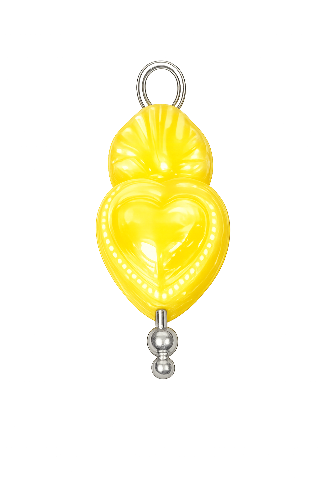 Talaia Bijoux Coeur sacré jaune M Bijoux