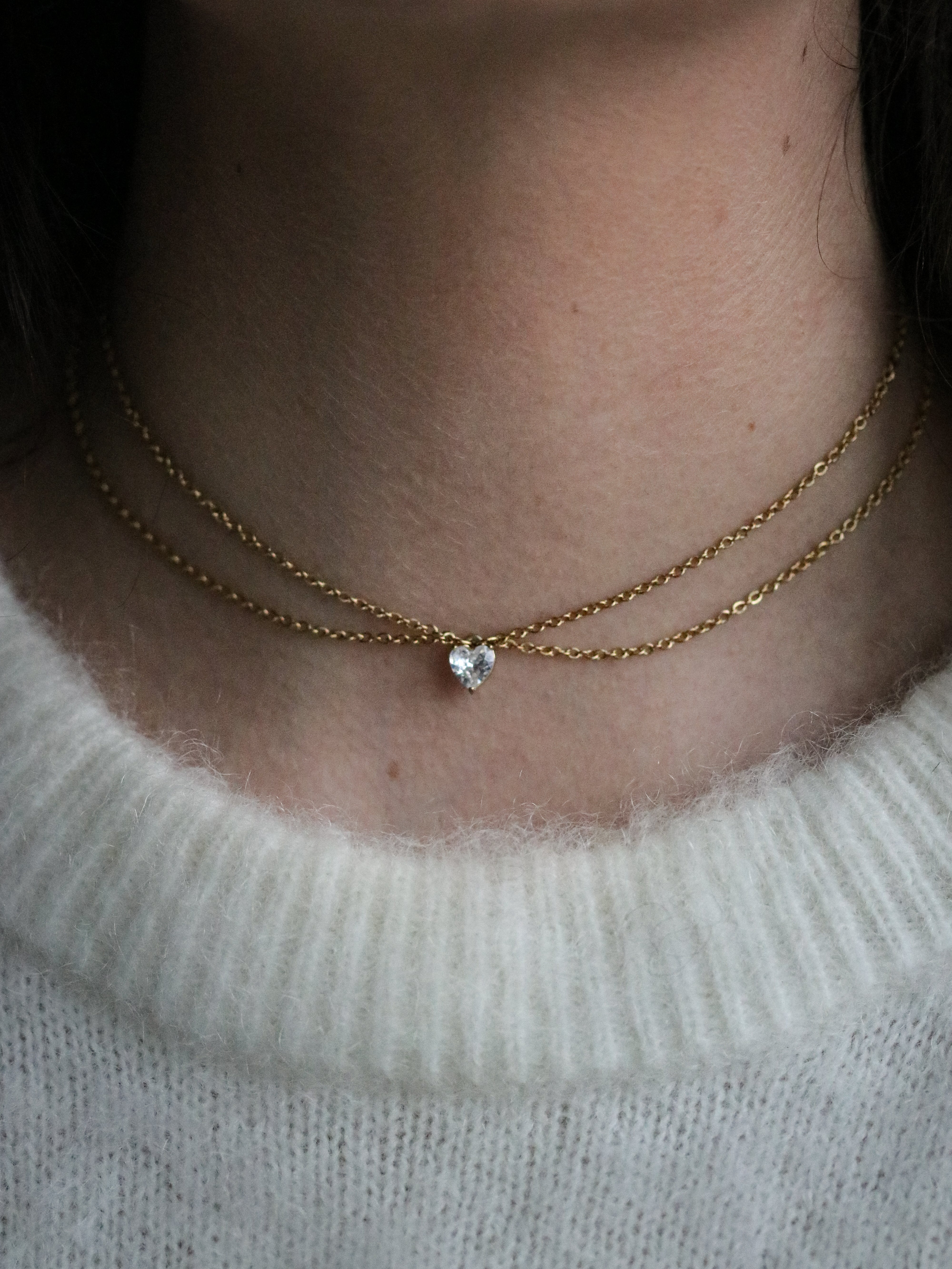 Talaia Bijoux Colliers Collier création cœur 2 Bijoux