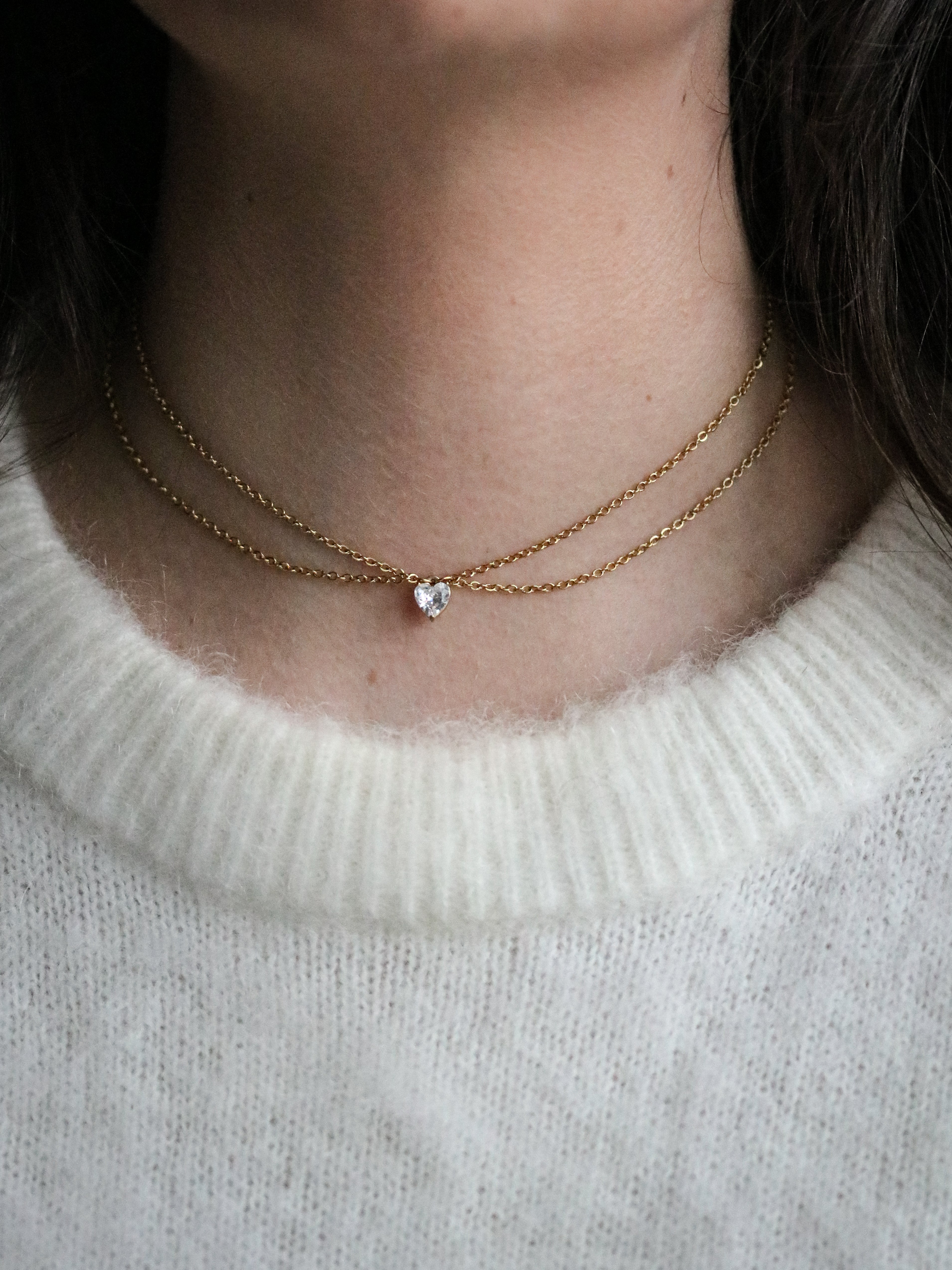 Talaia Bijoux Colliers Collier création cœur 2 Bijoux