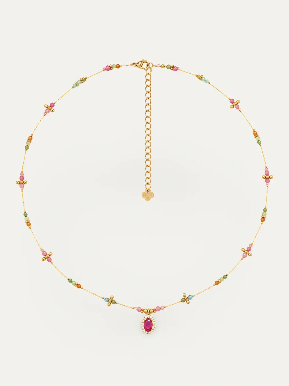 Talaia Bijoux Colliers Collier Dorothée rose Bijoux