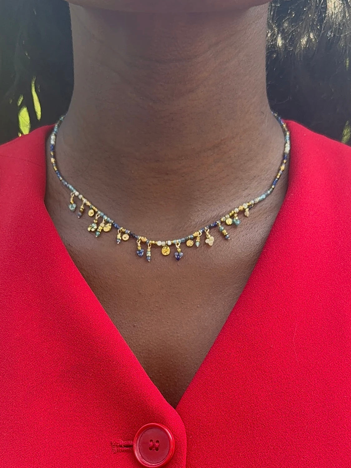 Talaia Bijoux Colliers Collier Isis Bleu Bijoux