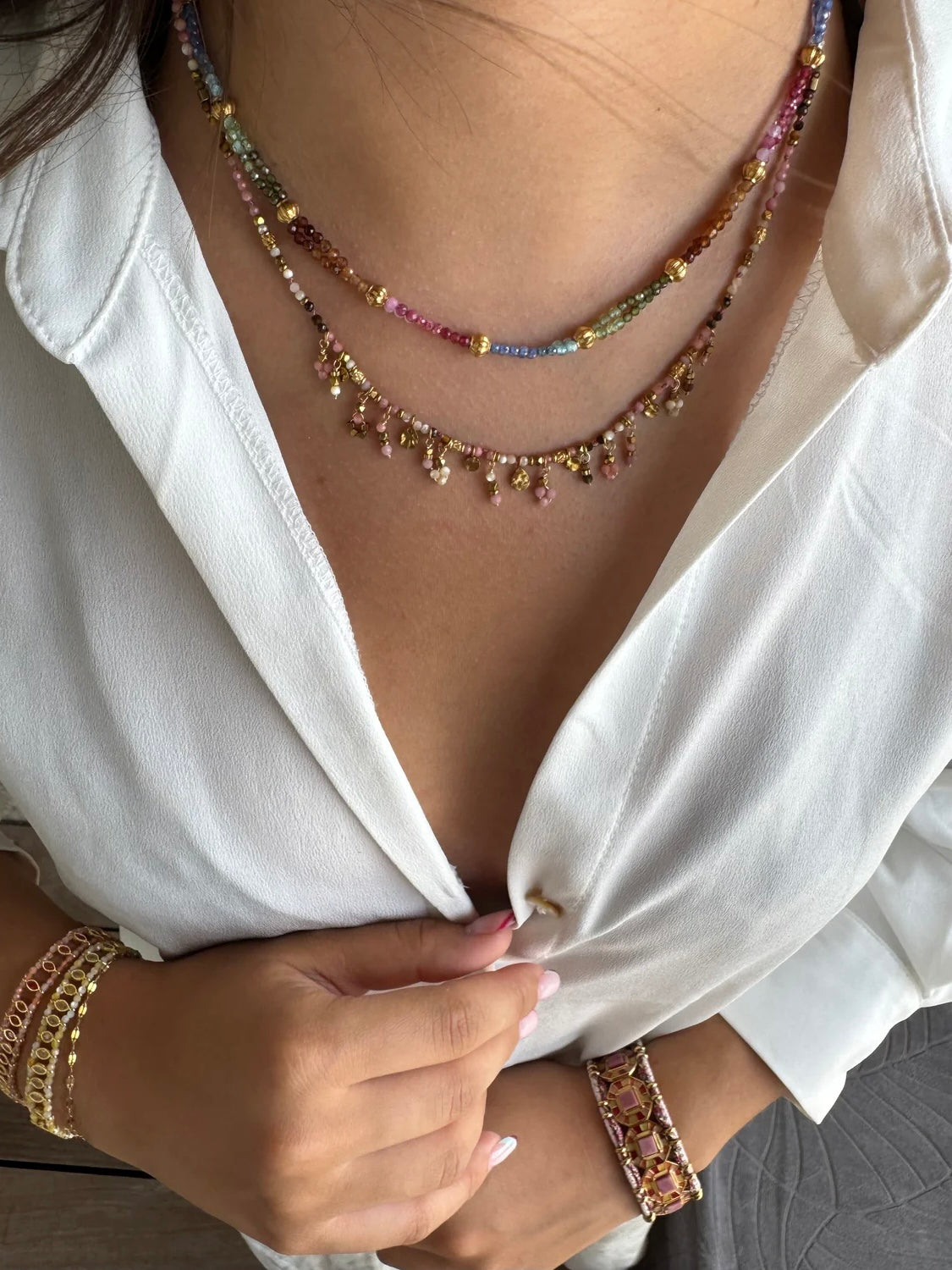 Talaia Bijoux Colliers Collier Isis Rose Bijoux