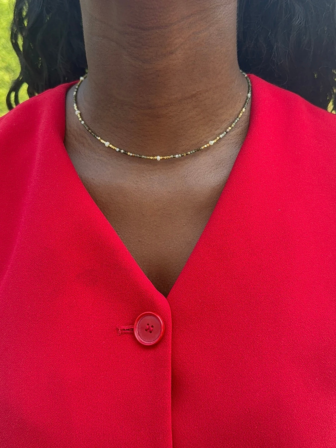 Talaia Bijoux Colliers Collier Lilou vert Bijoux