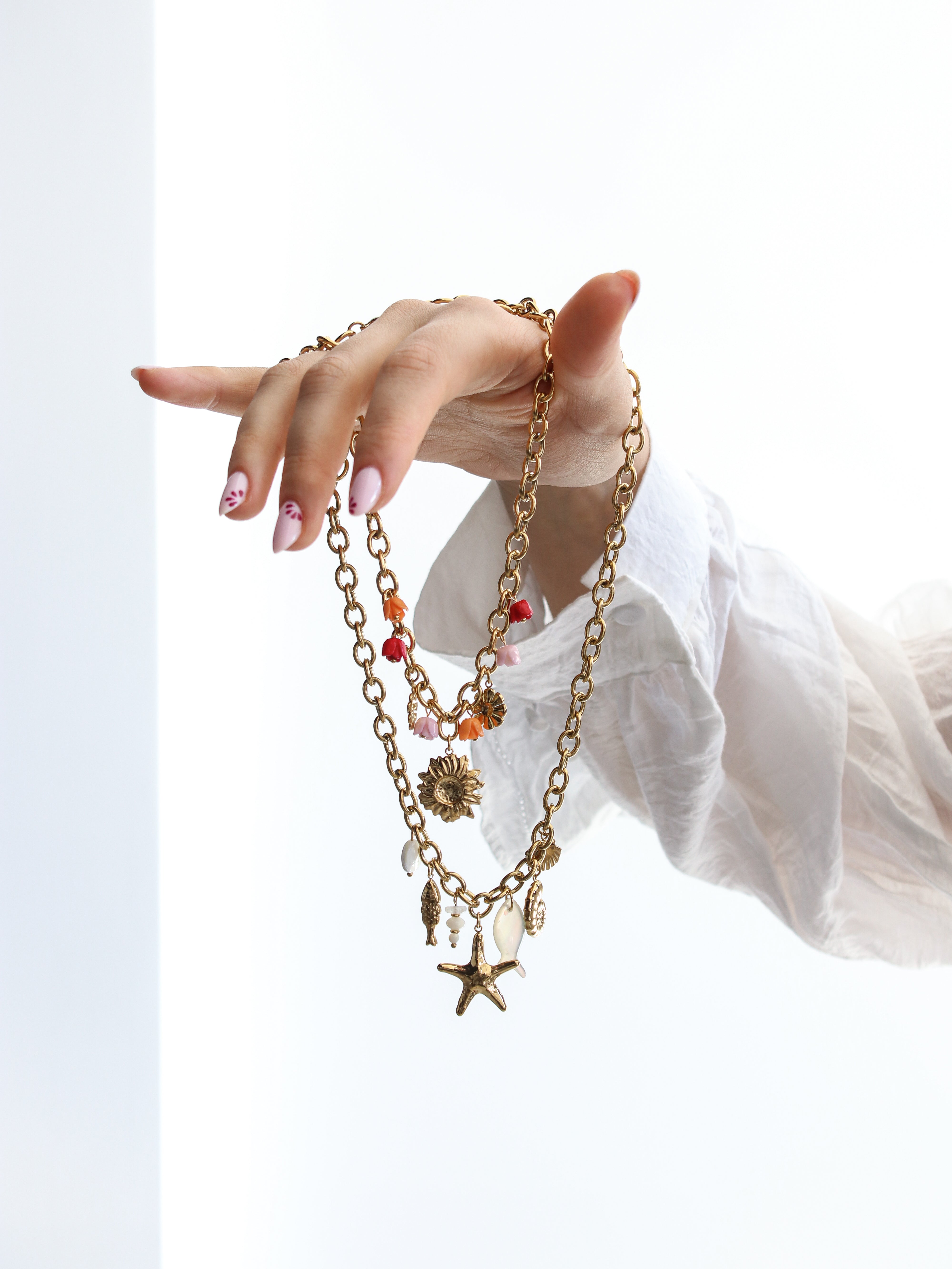 Talaia Bijoux Bracelets Collier Océane Blanc Bijoux