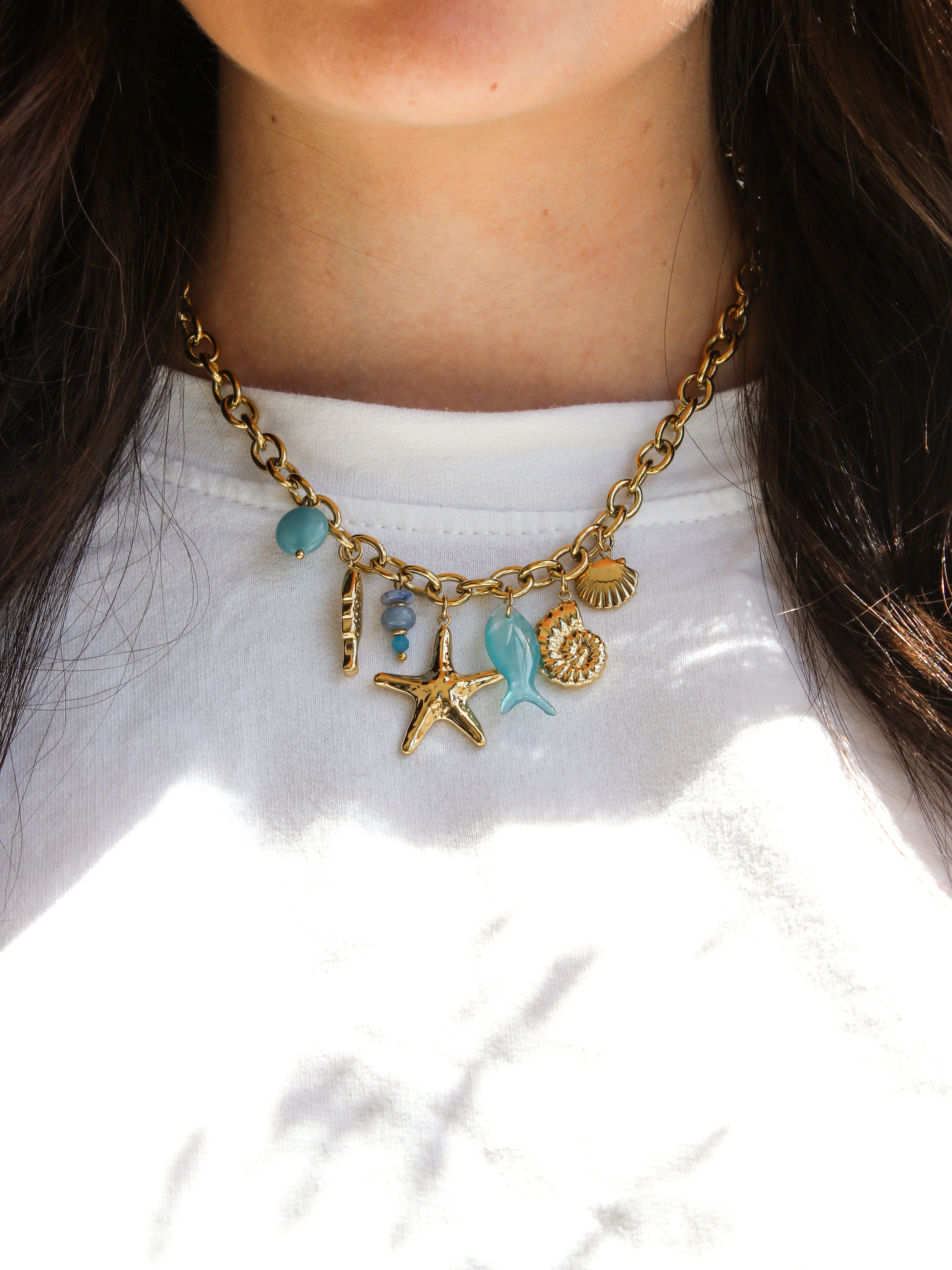 Talaia Bijoux Bracelets Collier Océane Bleu Bijoux