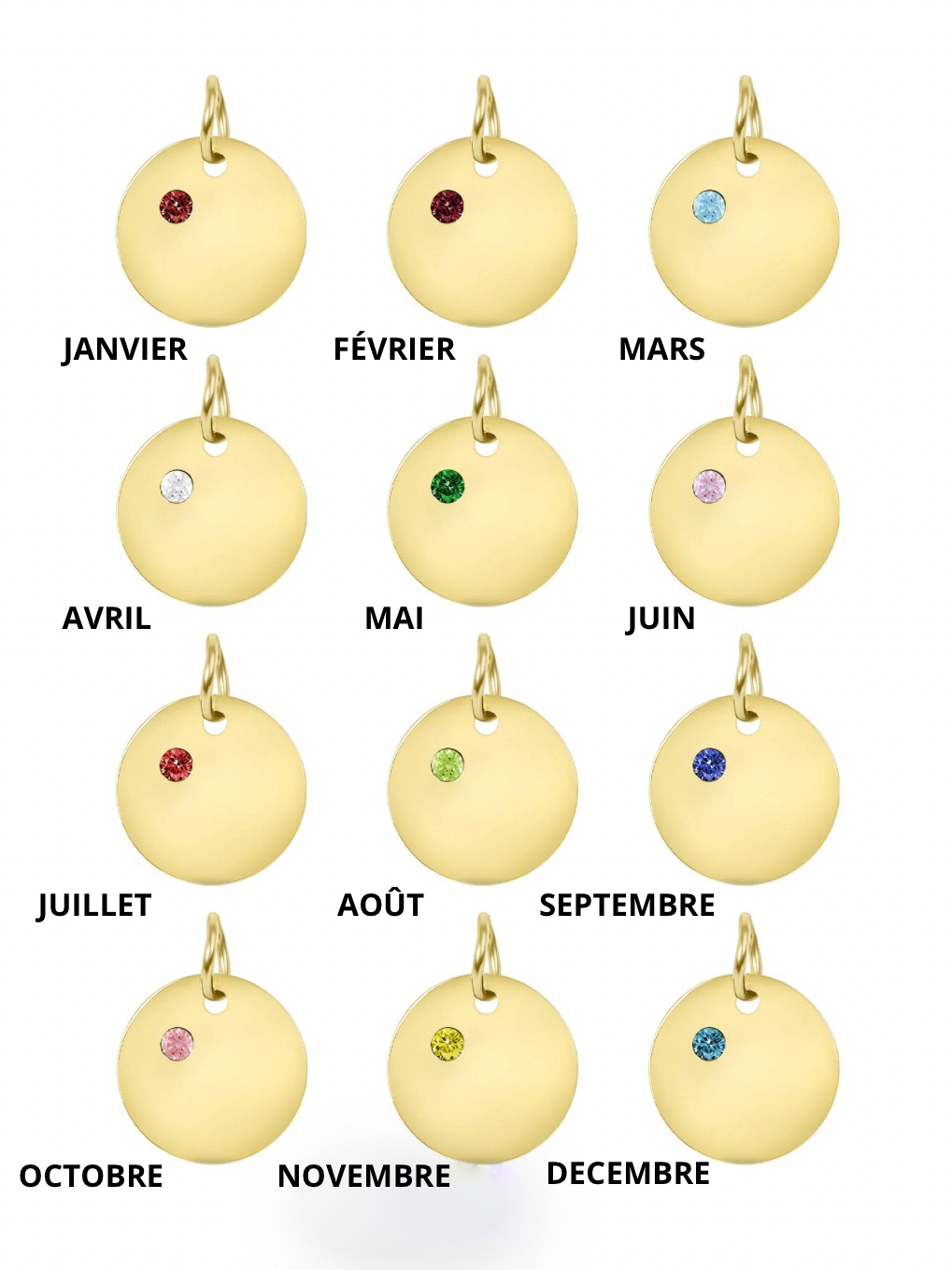 Talaia Bijoux Colliers Doré / Janvier Collier Précieux Souvenir Bijoux