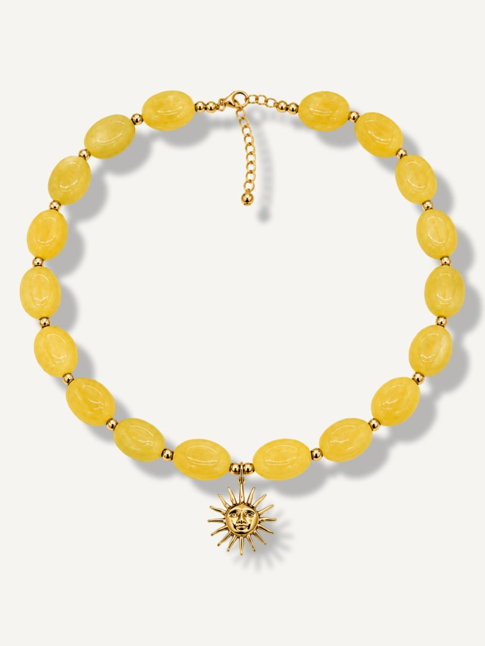 Talaia Bijoux Colliers Collier Solea jaune Bijoux