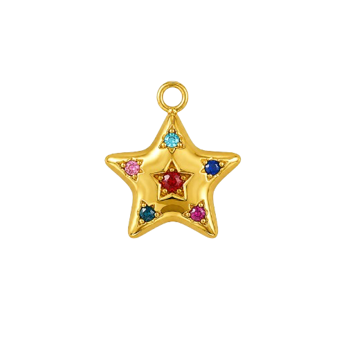 Talaia Bijoux Etoile strass coloré M Bijoux