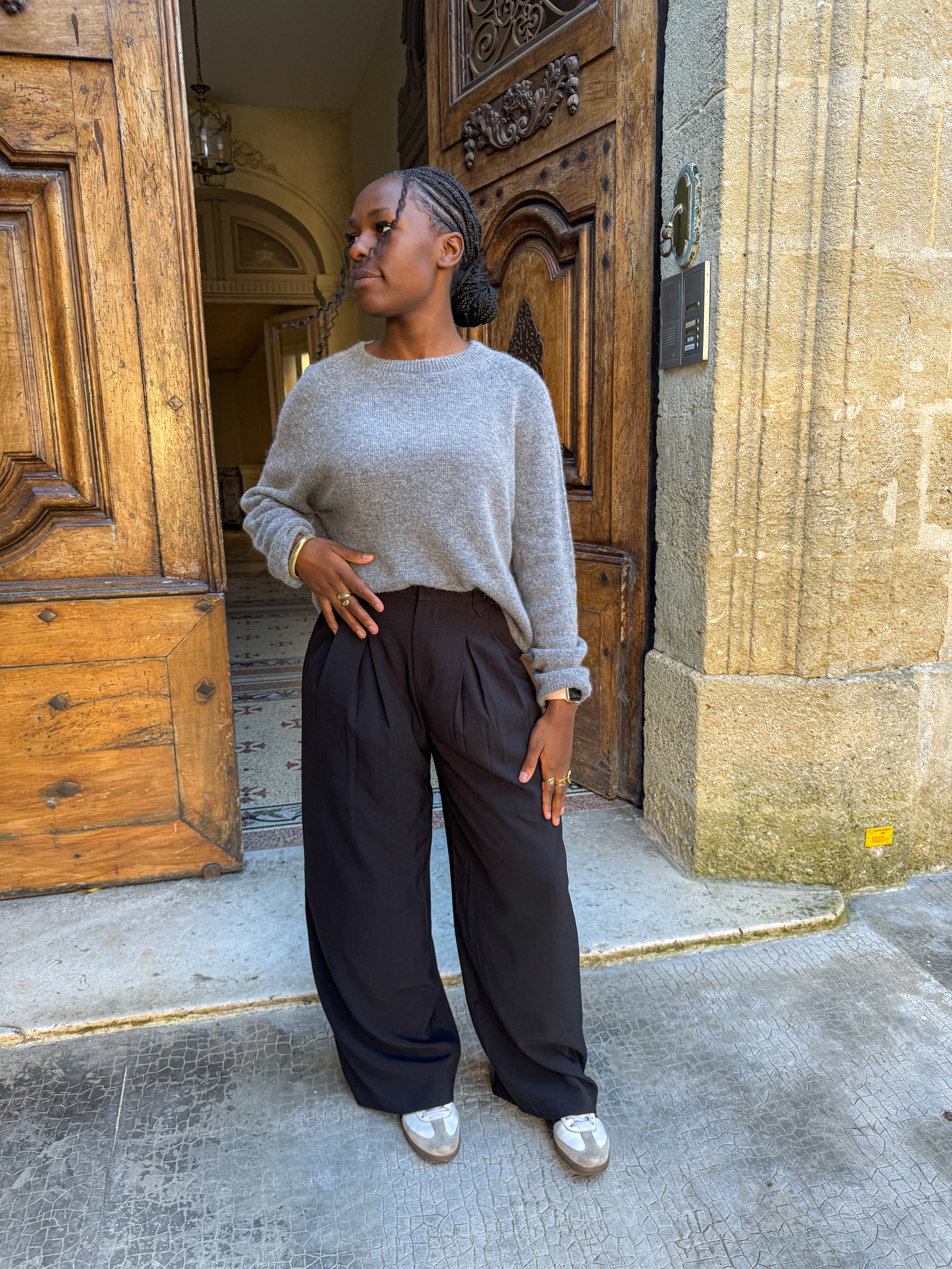 Talaia Bijoux Pantalon Alizée noir Bijoux