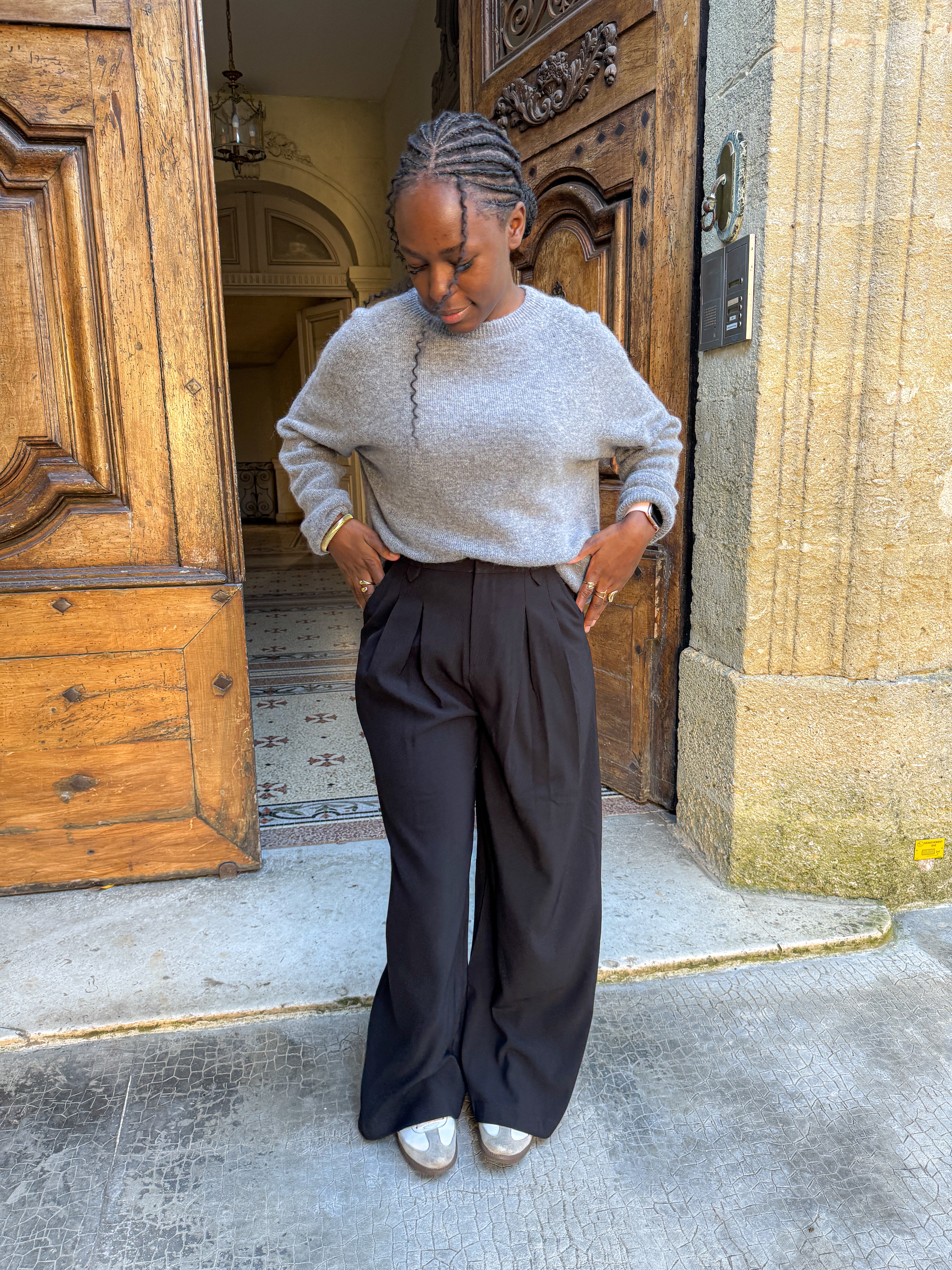 Talaia Bijoux Pantalon Alizée noir Bijoux