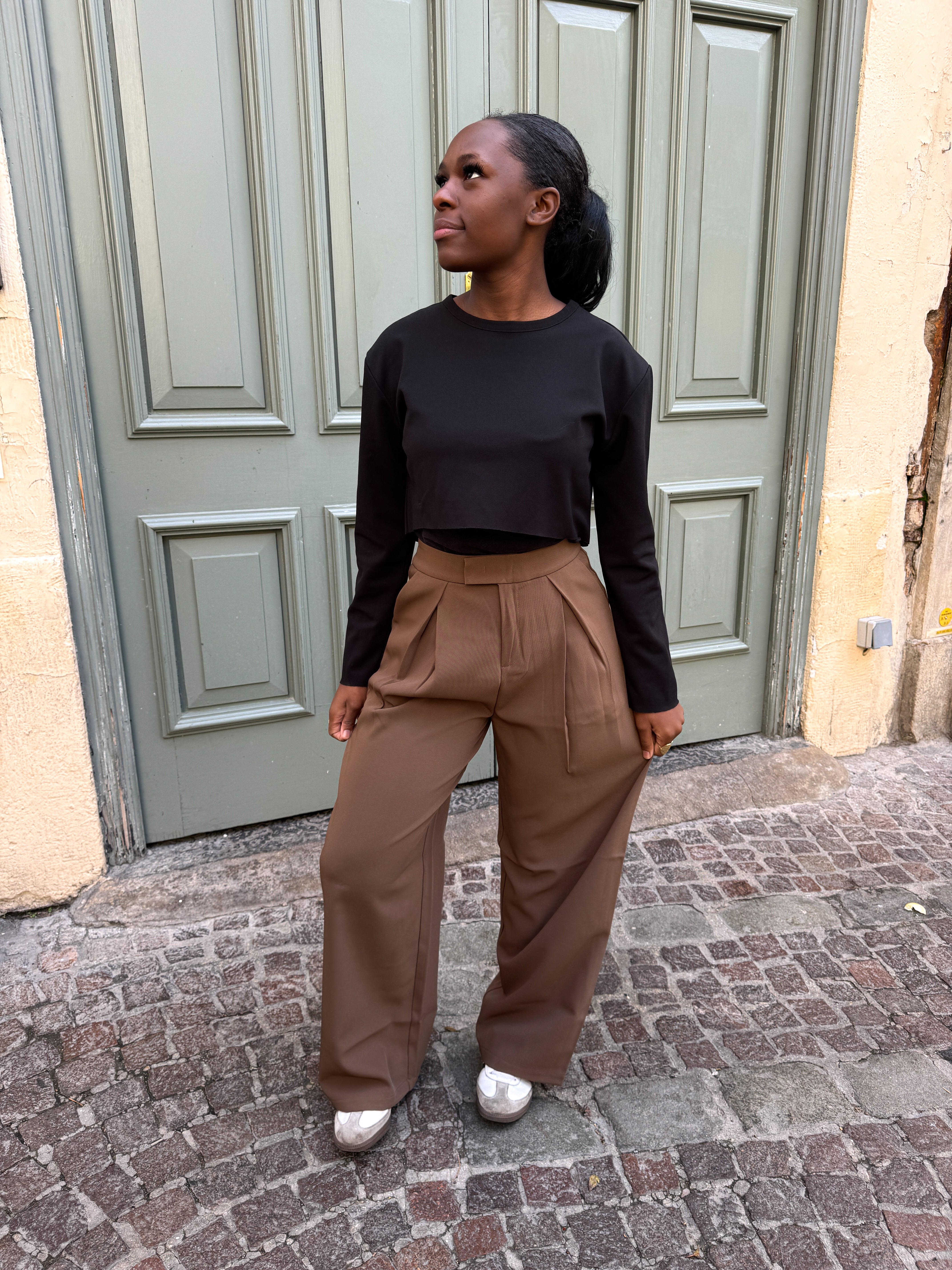 Talaia Bijoux Pantalon Rachel marron Bijoux