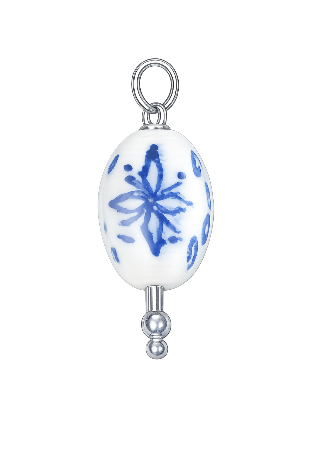 Talaia Bijoux Perle Blanc/bleu M Bijoux
