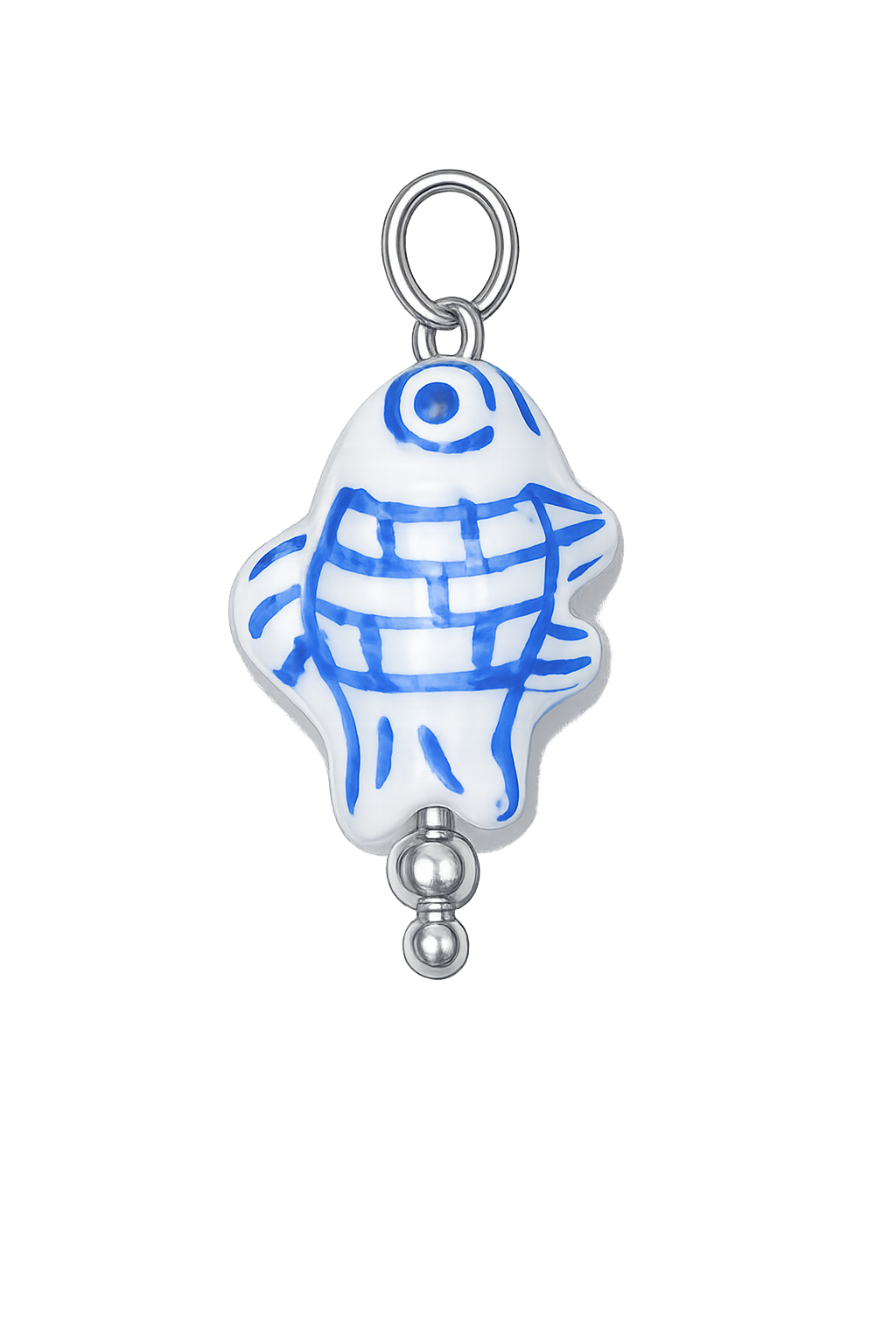 Talaia Bijoux Poisson Blanc/bleu M Bijoux