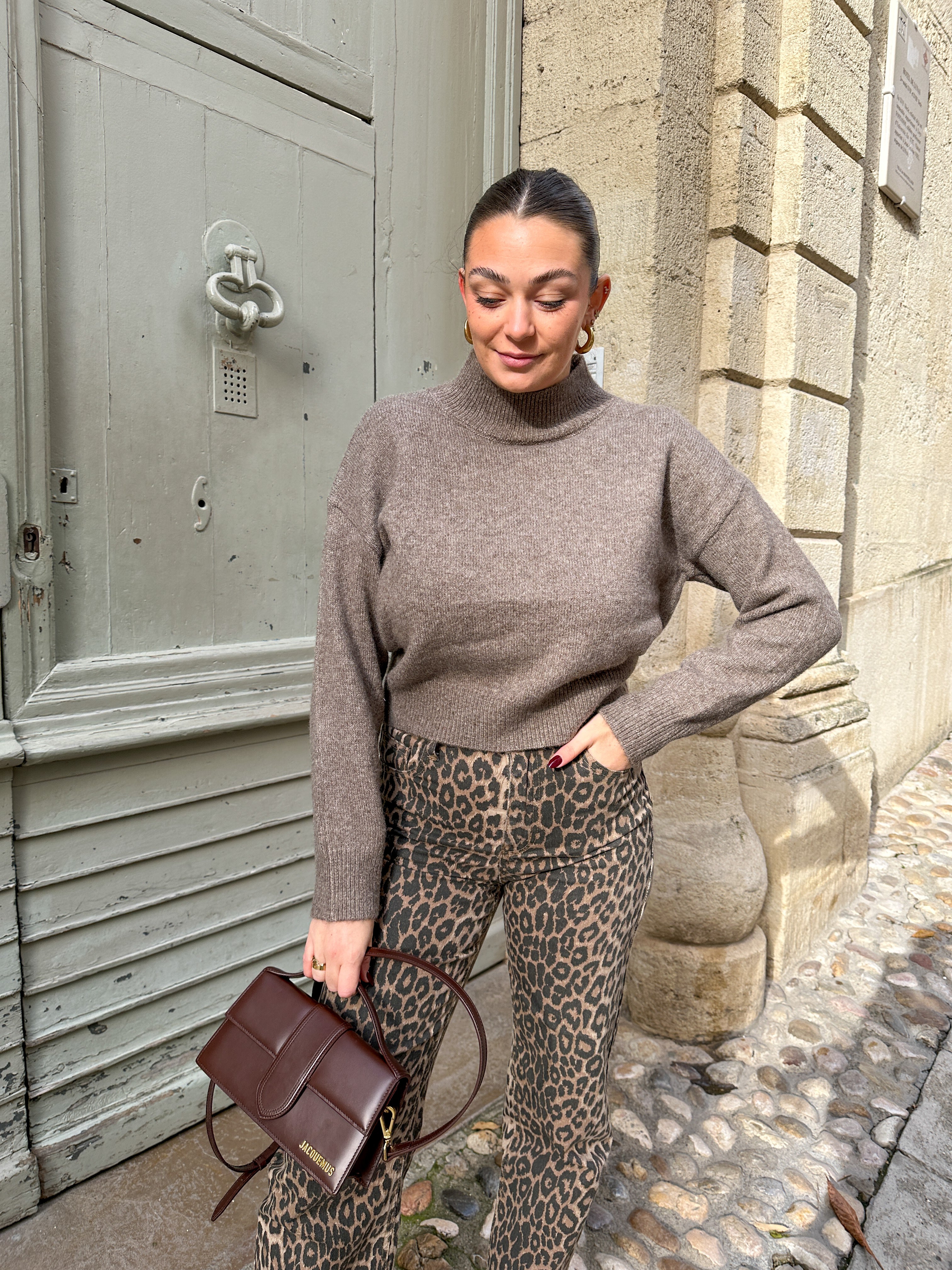 Talaia Bijoux Pull Emma taupe Bijoux
