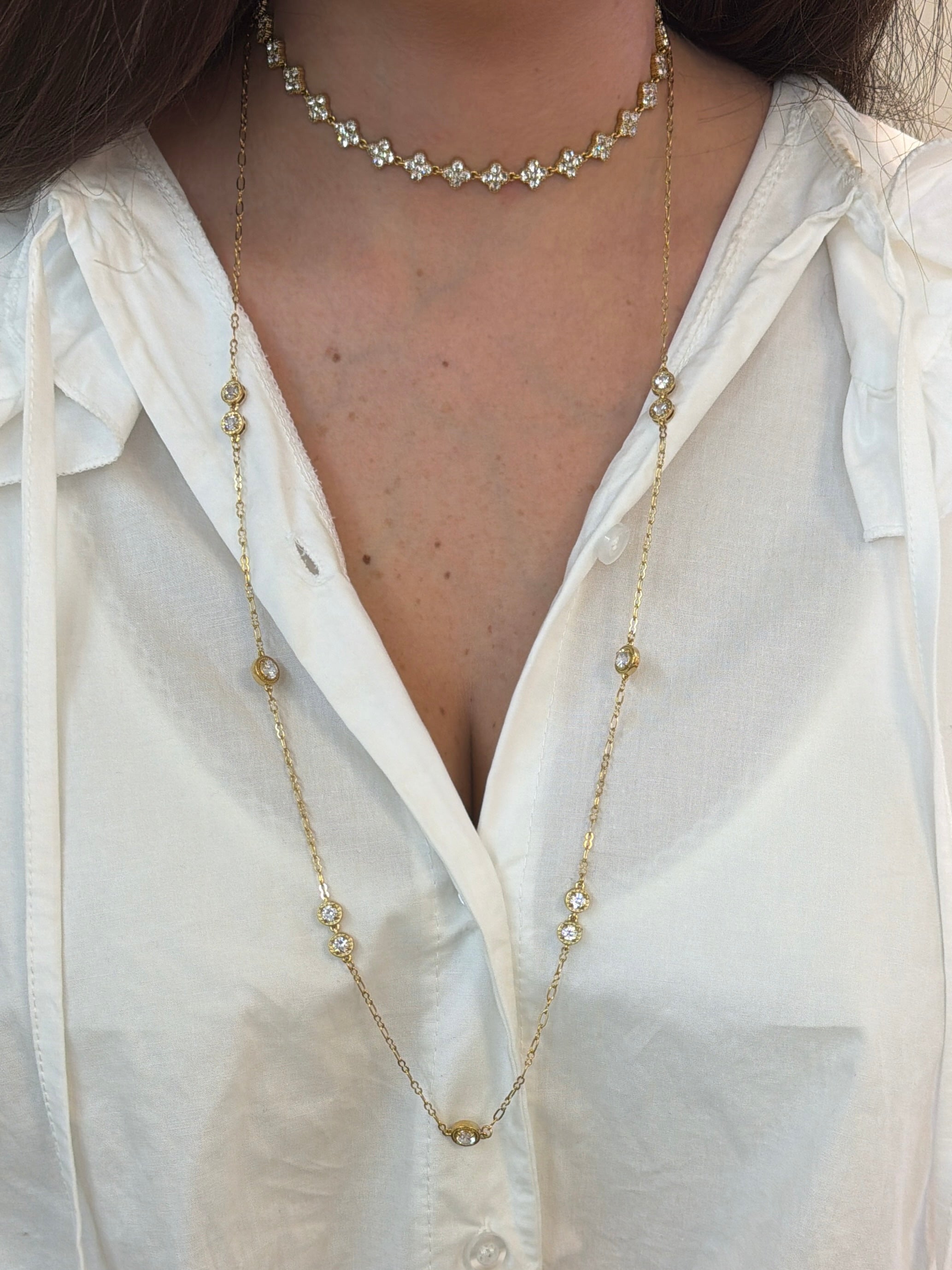 Talaia Bijoux Colliers Doré Sautoir Angèle Bijoux