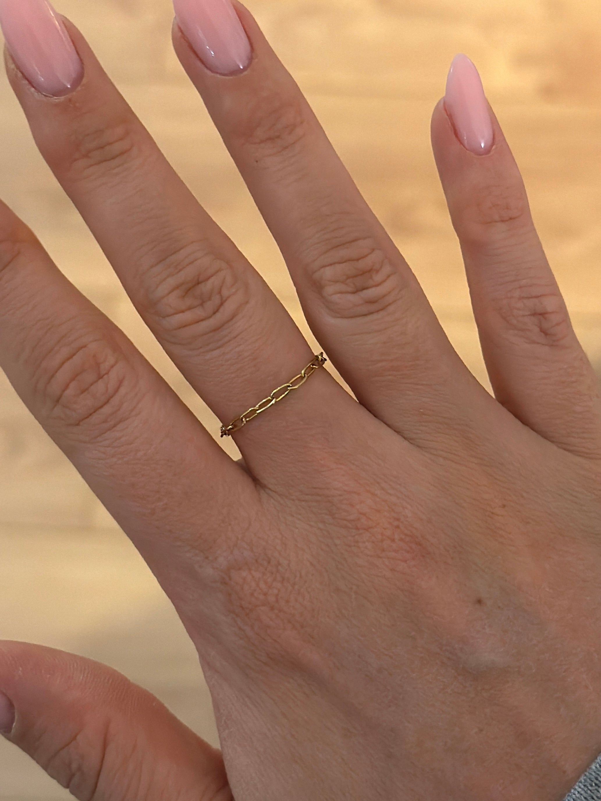 Talaia Bijoux Bagues Bague chaîne Bijoux