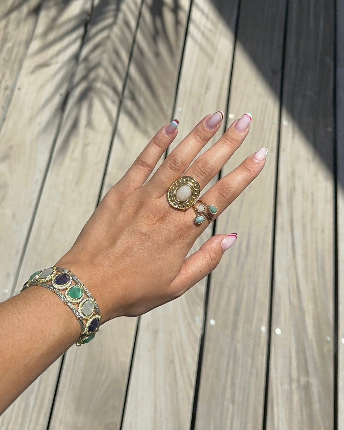 Talaia Bijoux Bagues Bague Loriana Blanche Bijoux