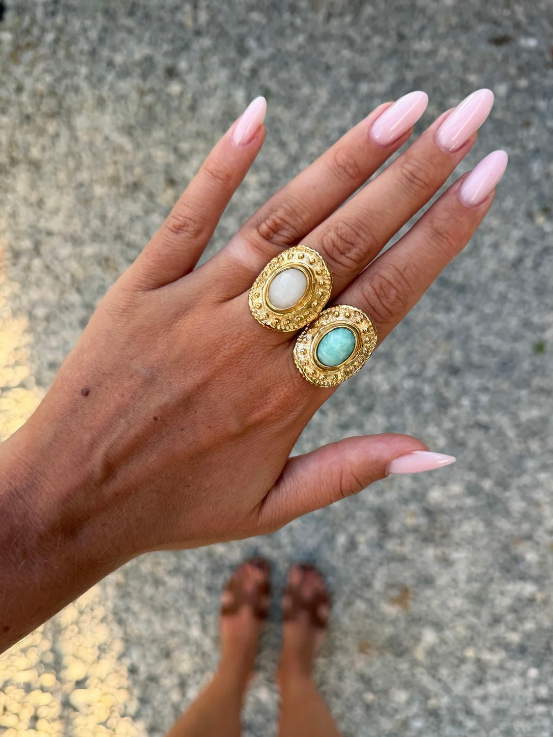 Talaia Bijoux Bagues Bague Loriana Bleue Bijoux