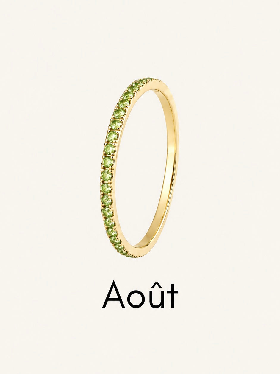 Talaia Bijoux Bagues Août Bague Pierre de naissance Bijoux