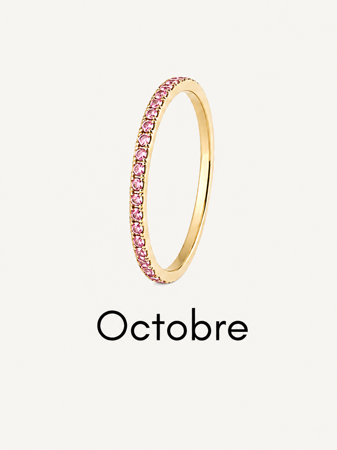Talaia Bijoux Bagues Octobre Bague Pierre de naissance Bijoux