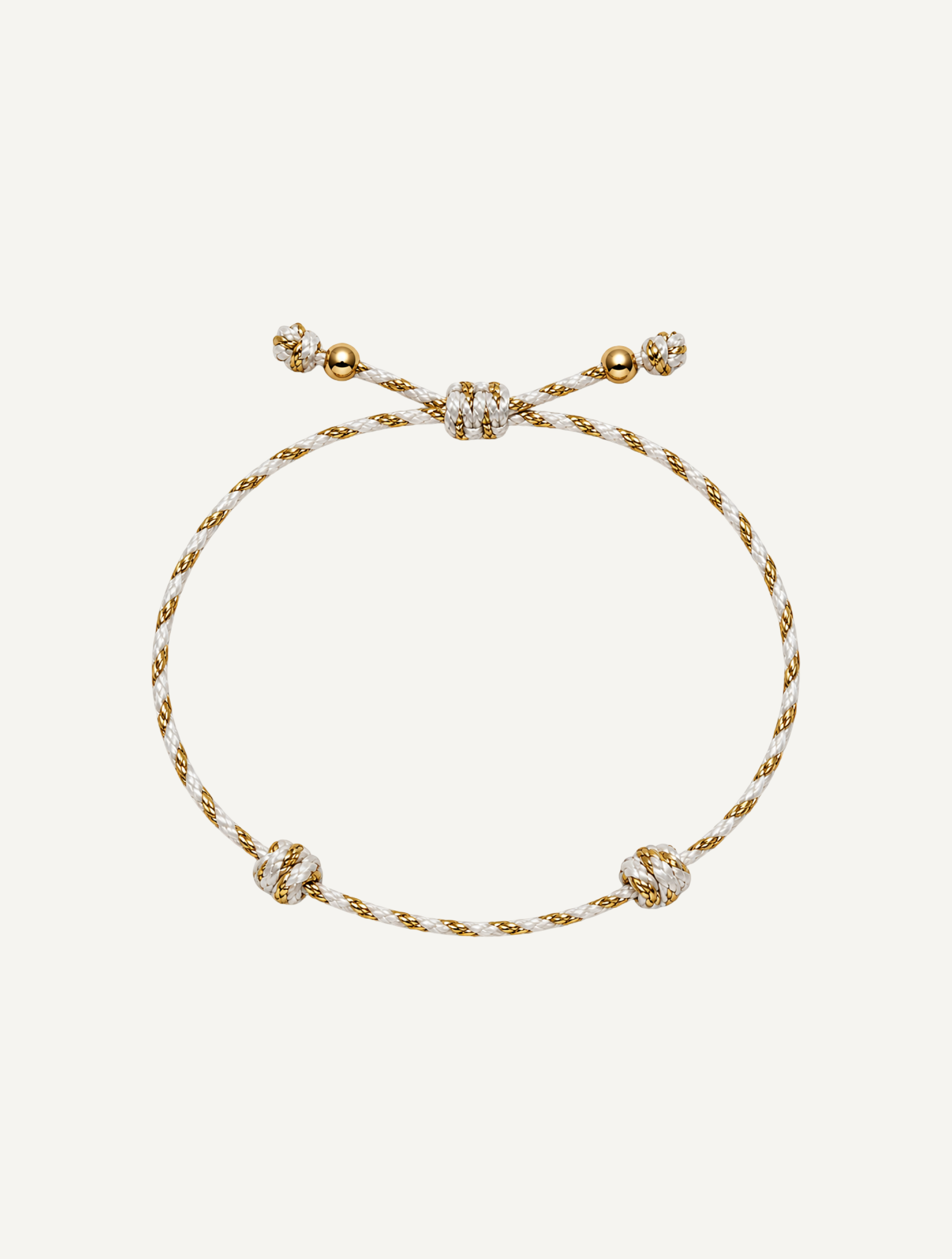 Talaia Bijoux Bracelet cordon beige Bijoux