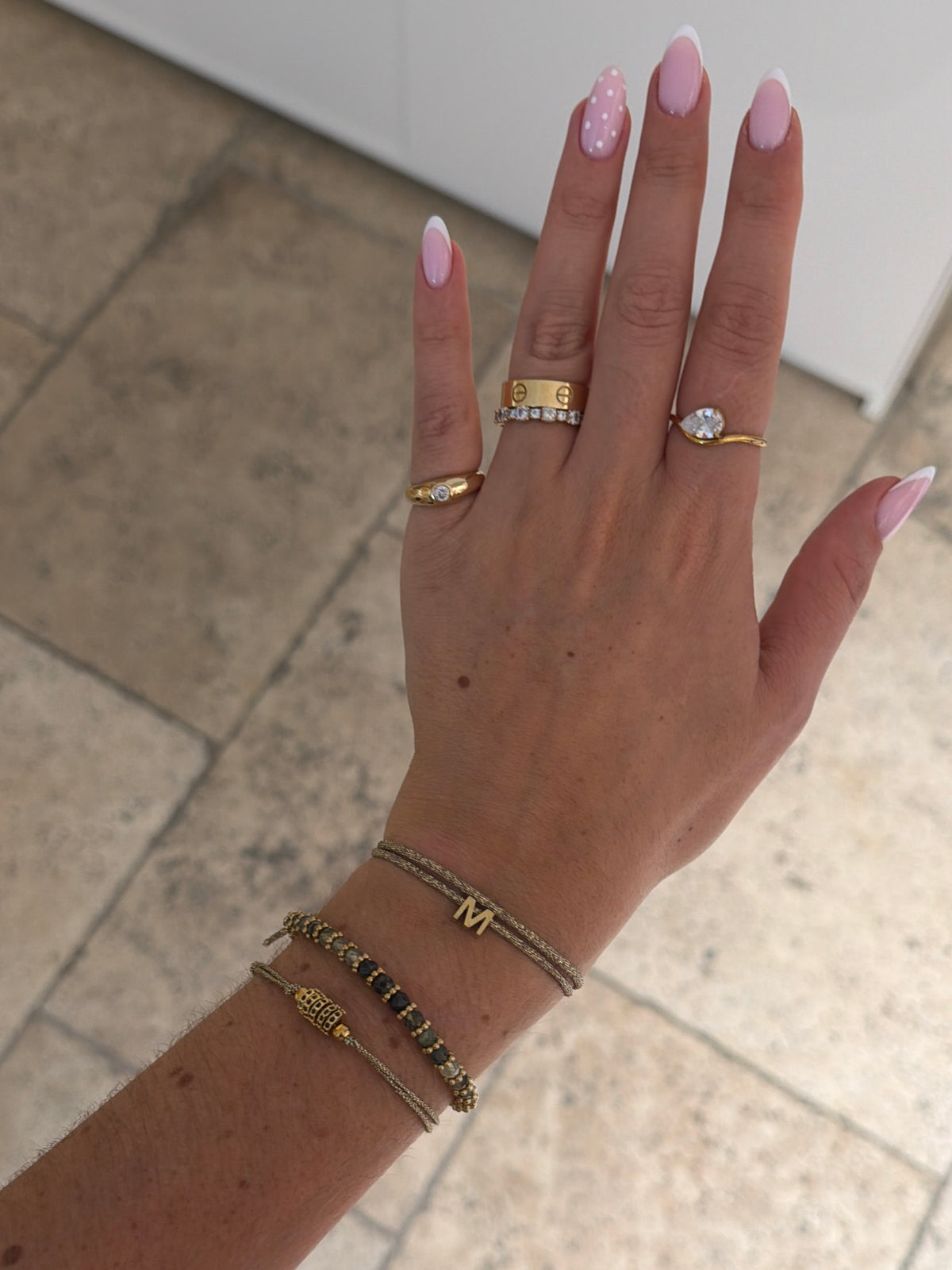 Talaia Bijoux Bracelet cordon initiale Bijoux