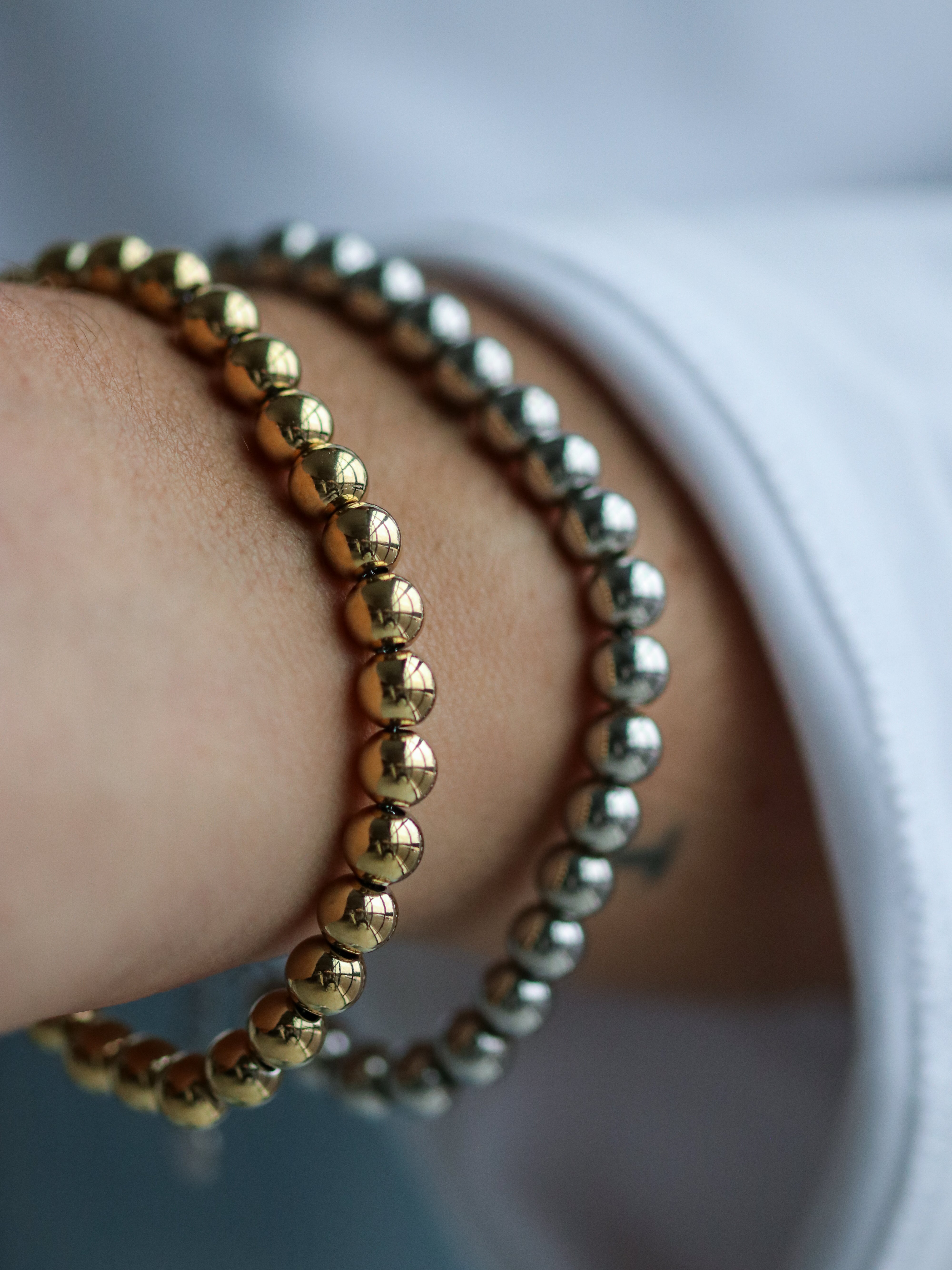 Talaia Bijoux Bracelets Doré Bracelet Perline Bijoux