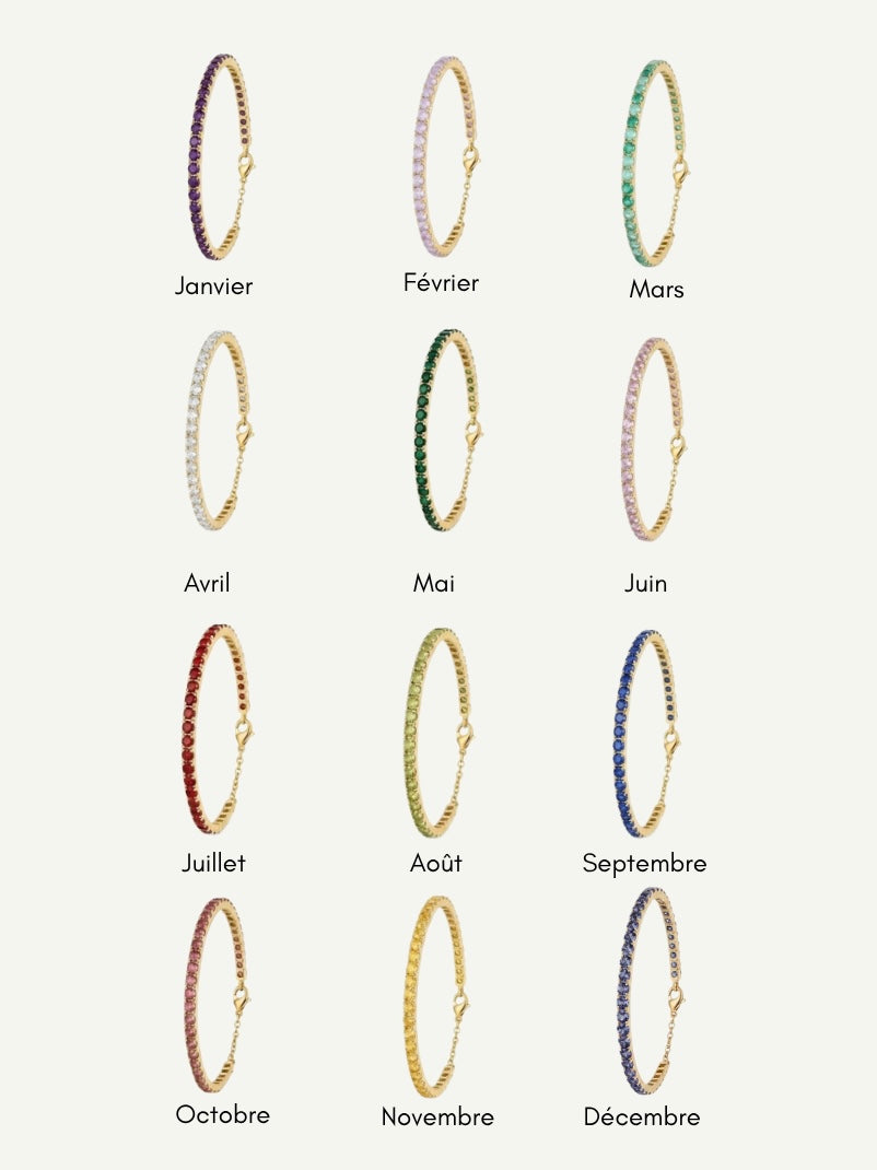 Talaia Bijoux Bagues Bracelet Pierre de naissance Bijoux