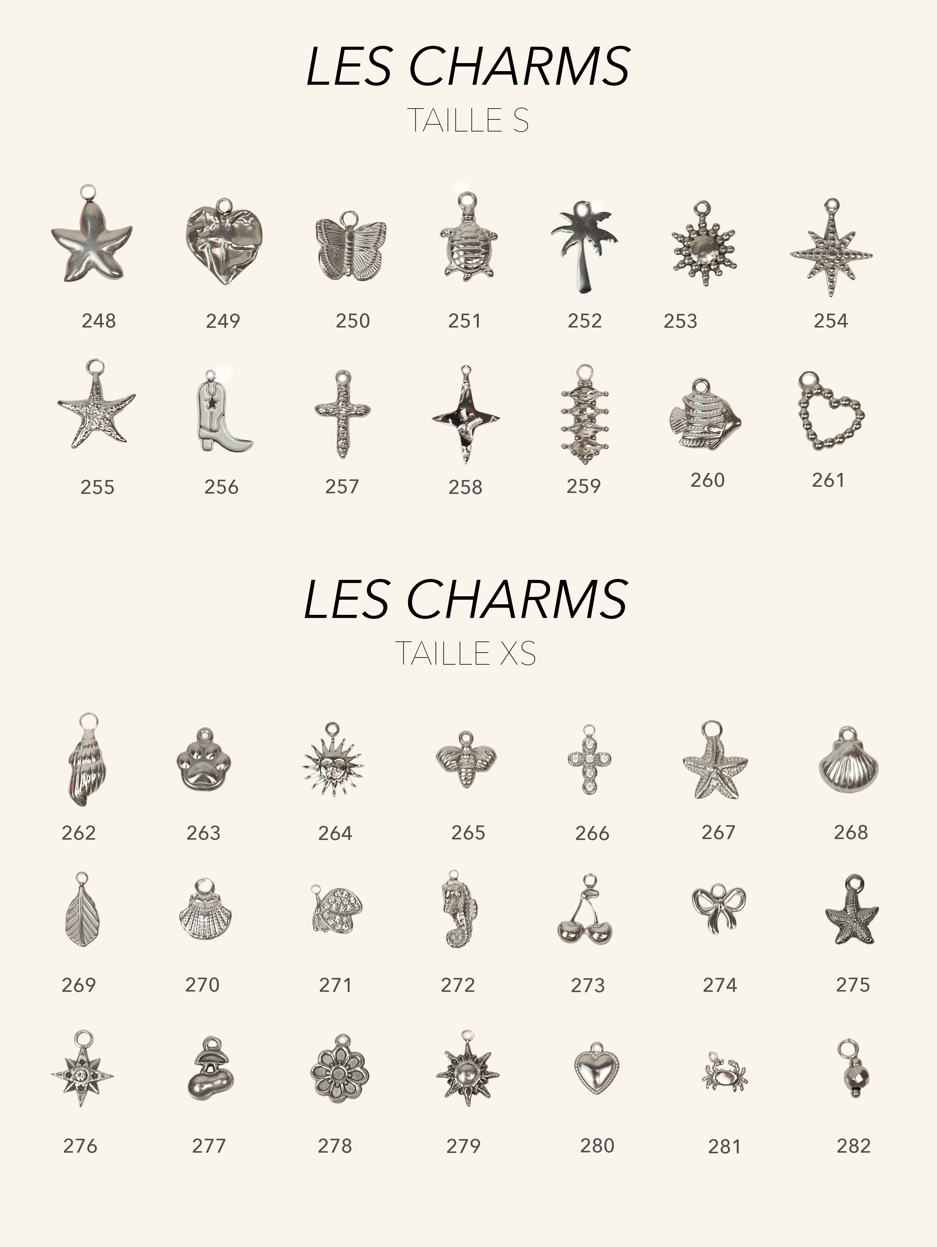 Talaia Bijoux Charms seul Bijoux