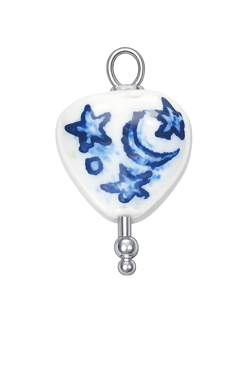 Talaia Bijoux Coeur Blanc/bleu M Bijoux