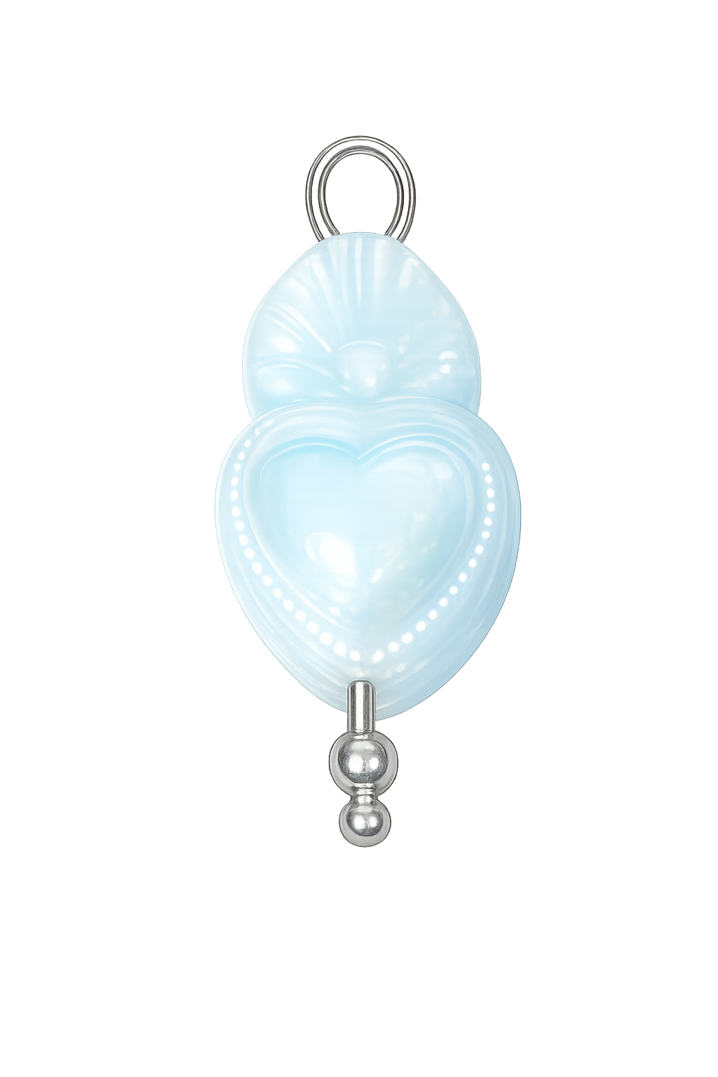Talaia Bijoux Coeur sacré bleu clair M Bijoux