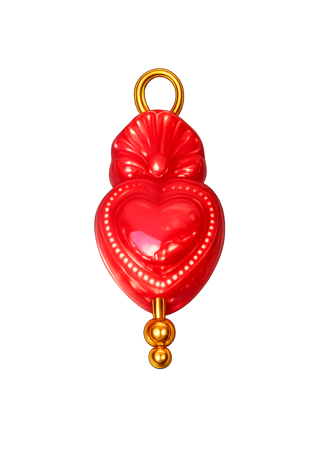 Talaia Bijoux Coeur sacré rouge M Bijoux
