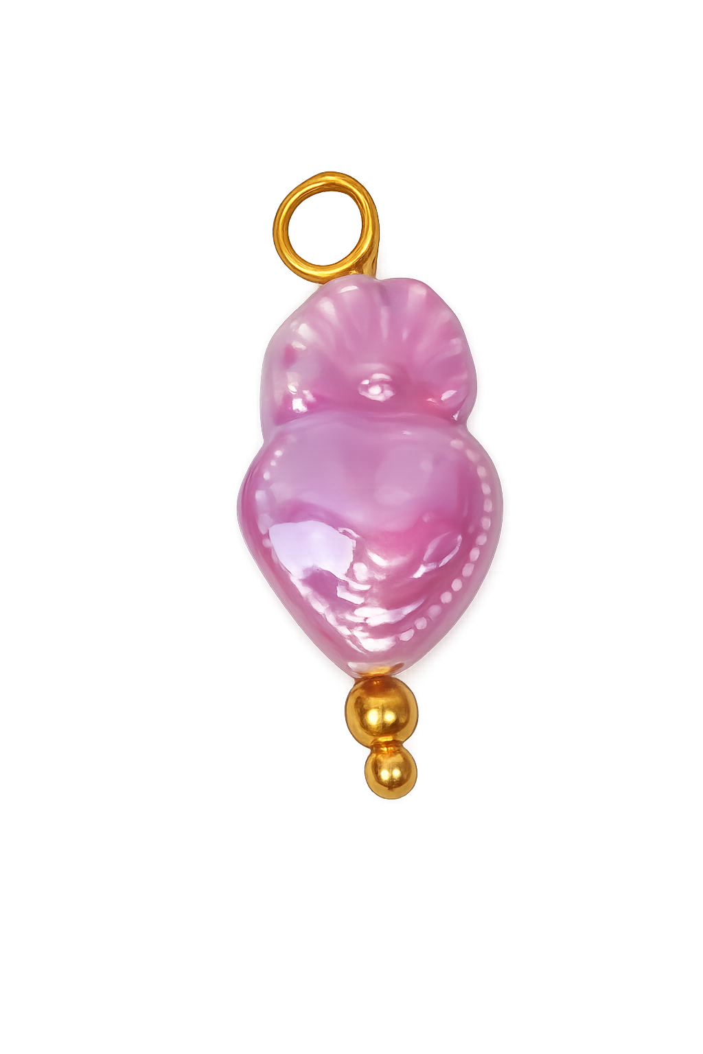 Talaia Bijoux Coeur sacré violet M Bijoux