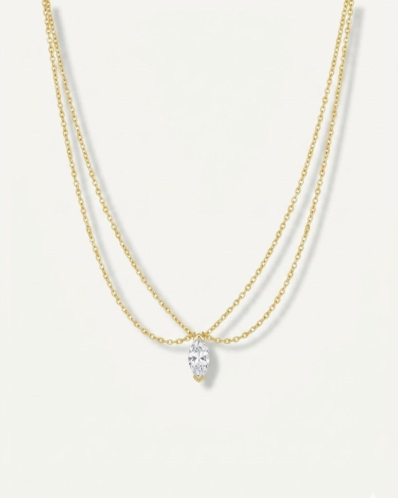 Talaia Bijoux Colliers Doré Collier création ovale Bijoux