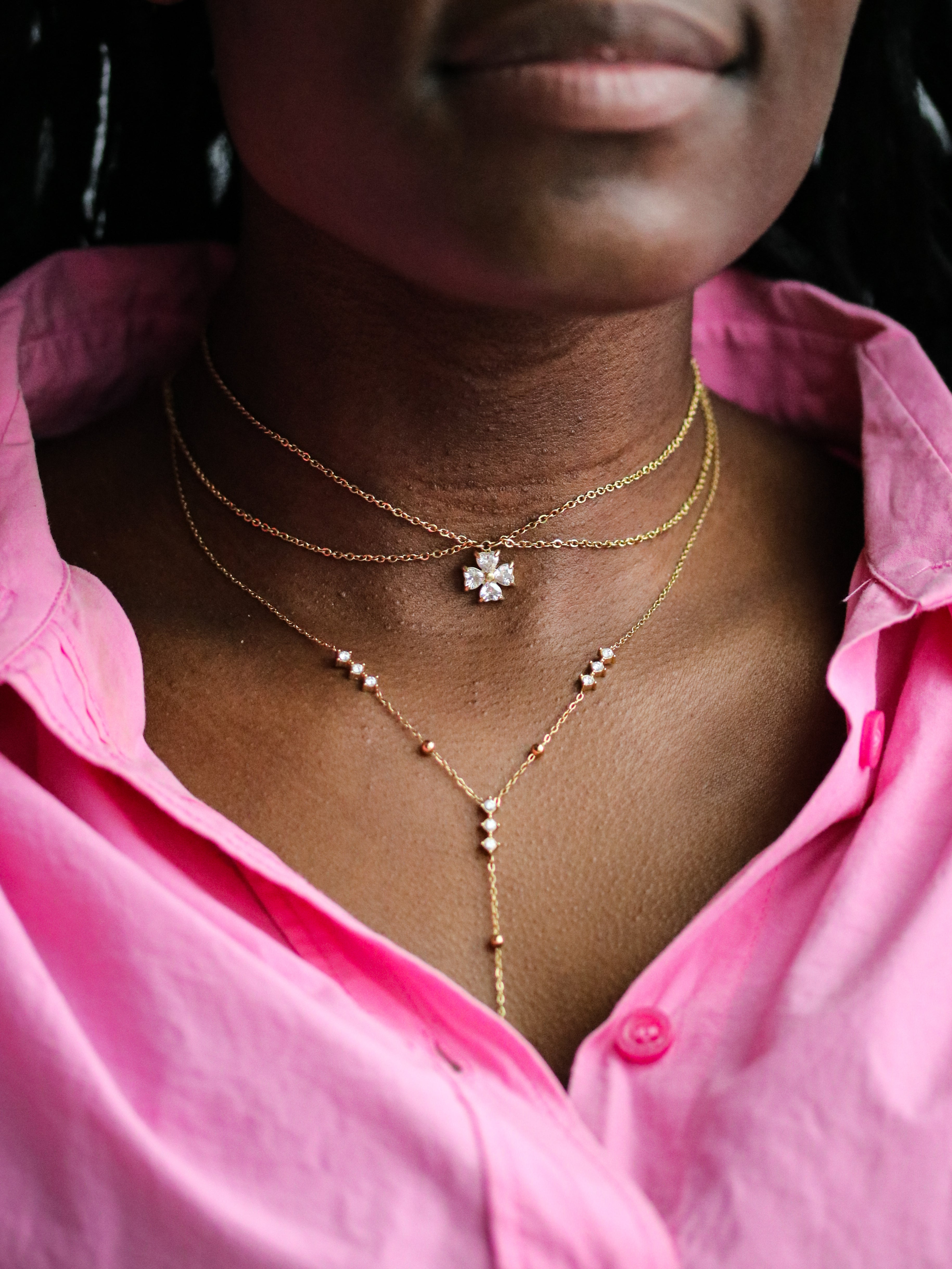 Talaia Bijoux Colliers Collier création trèfle Bijoux