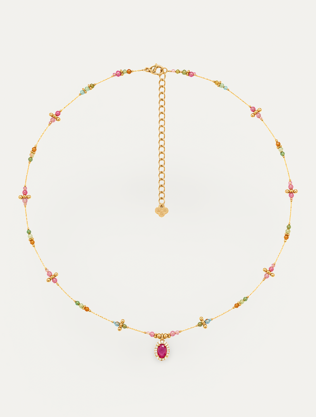 Talaia Bijoux Colliers Collier Dorothée rose Bijoux