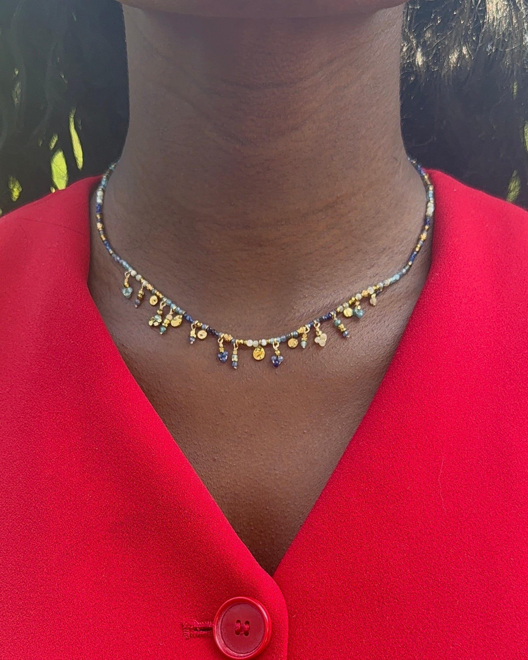 Talaia Bijoux Colliers Collier Isis Bleu Bijoux
